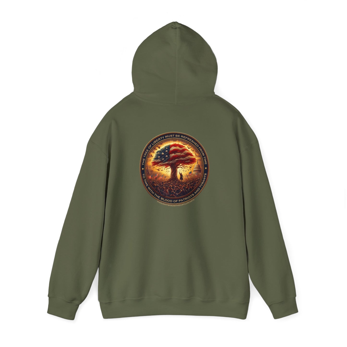 Patriots and Tyrants Hoodie Back