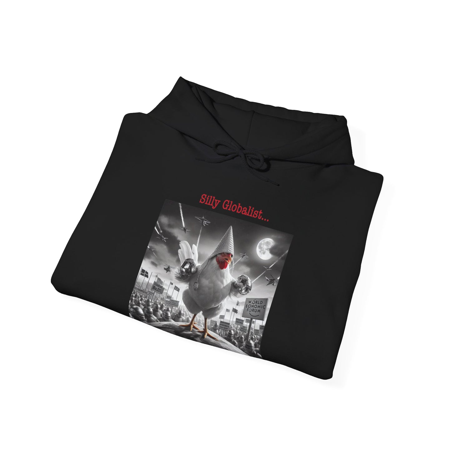 Silly Globalist Hoodie Front