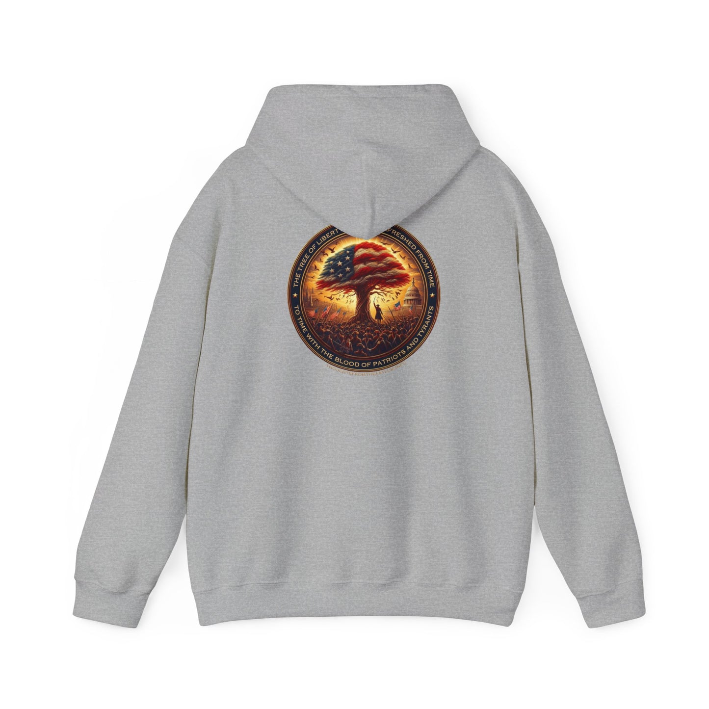 Patriots and Tyrants Hoodie Back