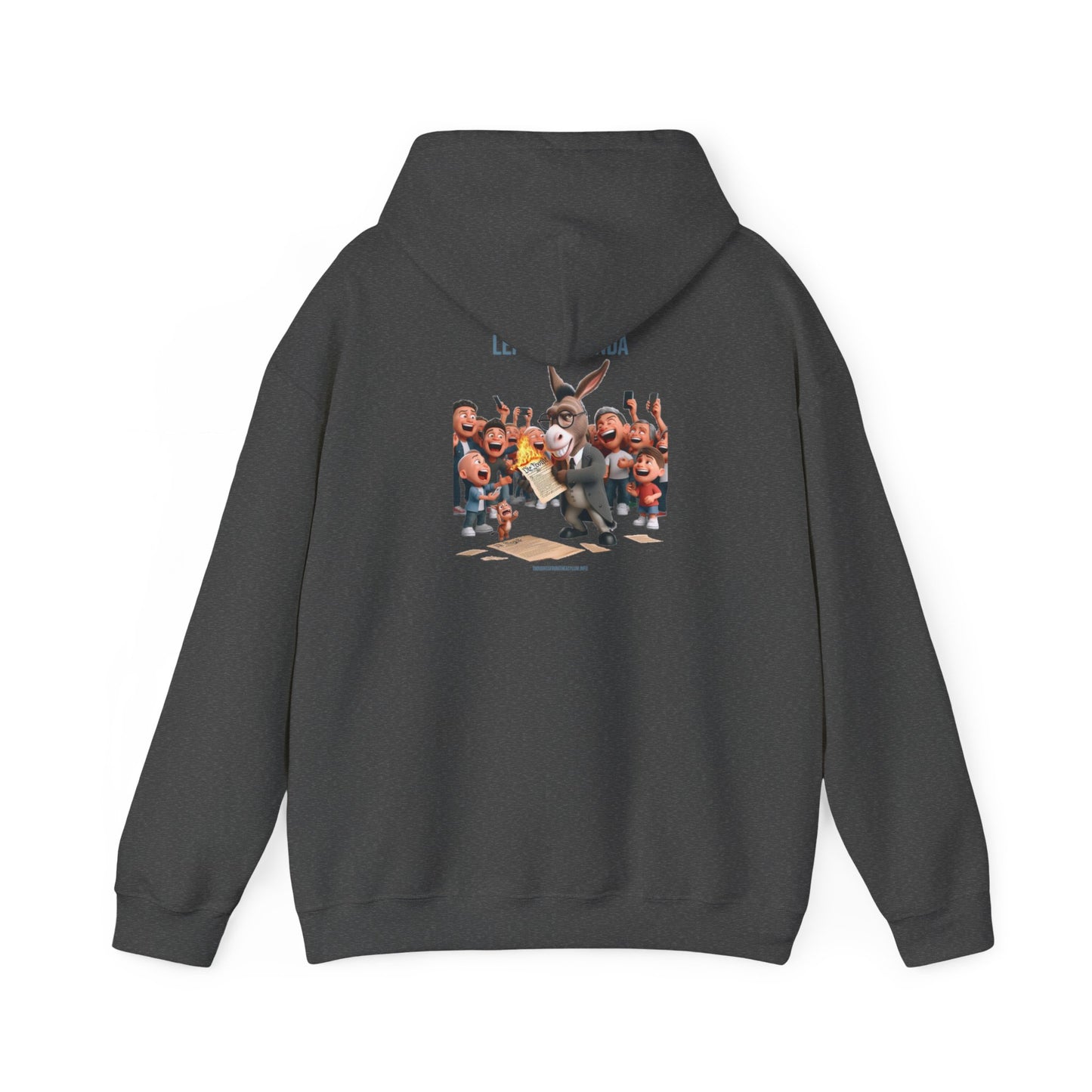 Leftist Agenda Hoodie Back