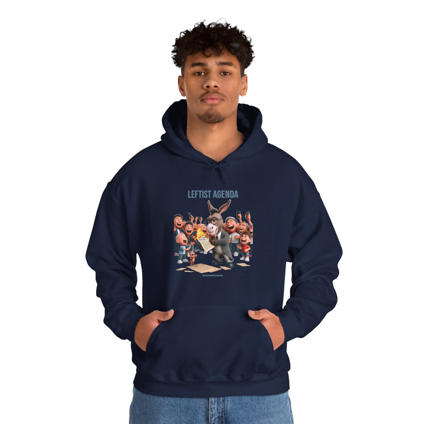 Leftist Agenda Hoodie Front