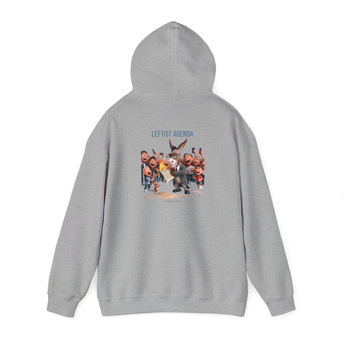 Leftist Agenda Hoodie Back