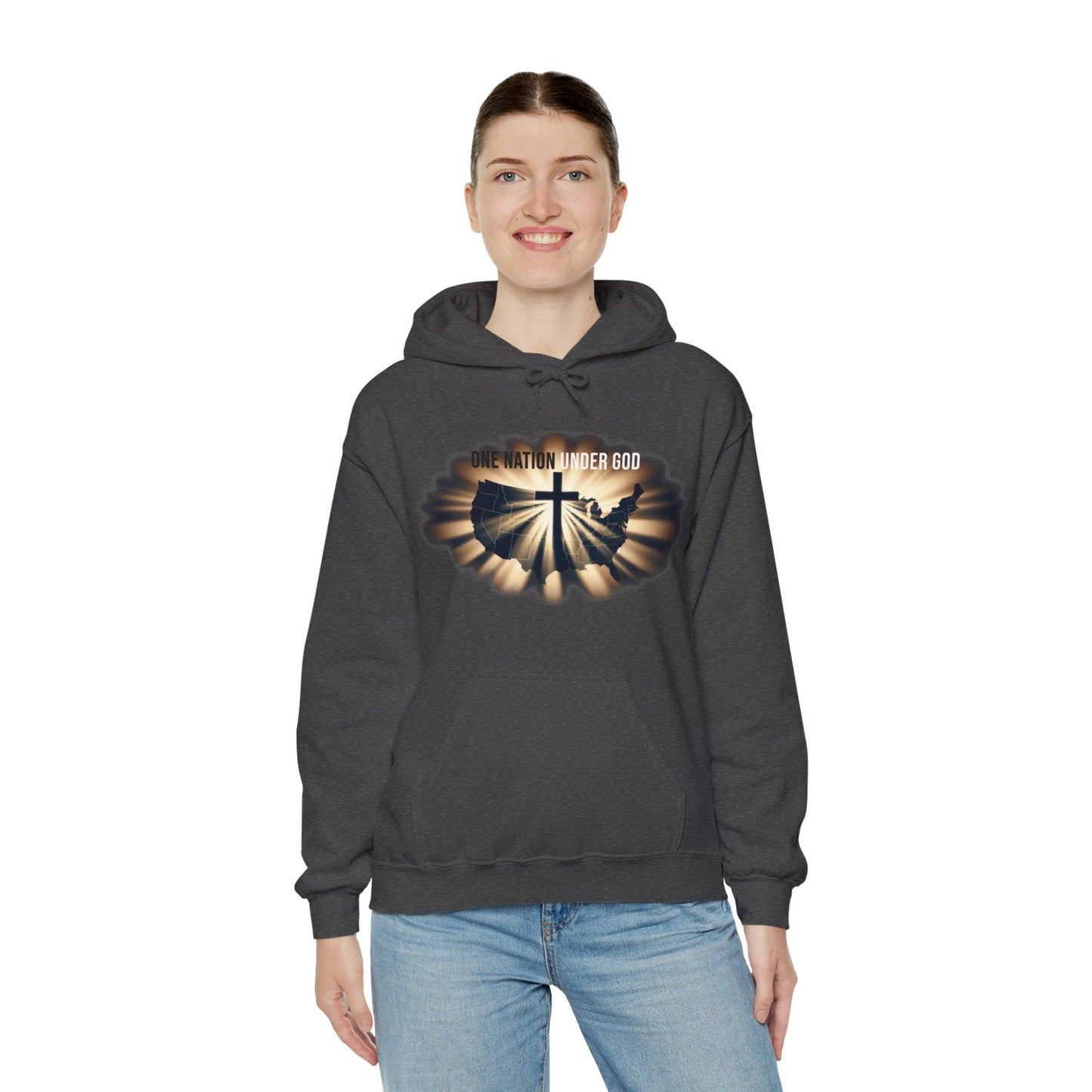 Under God Front Hoodie