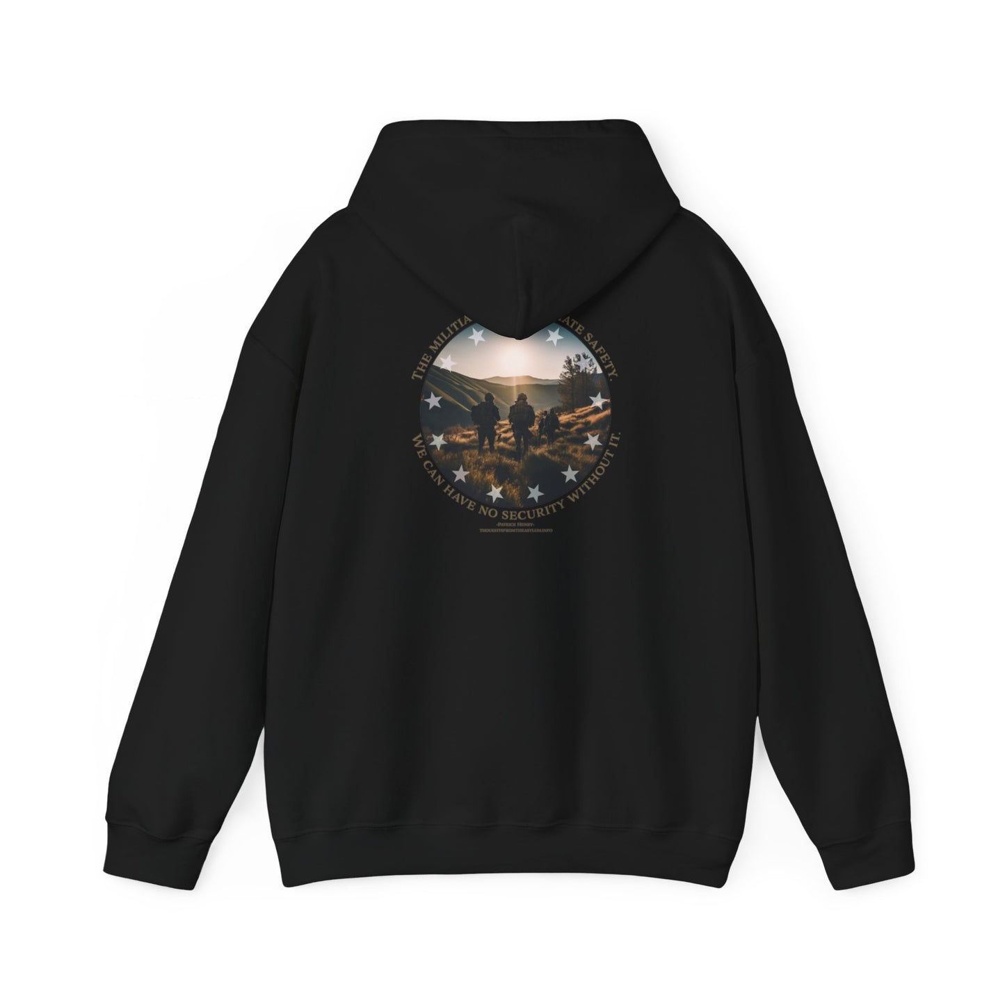 Militia Hoodie Back