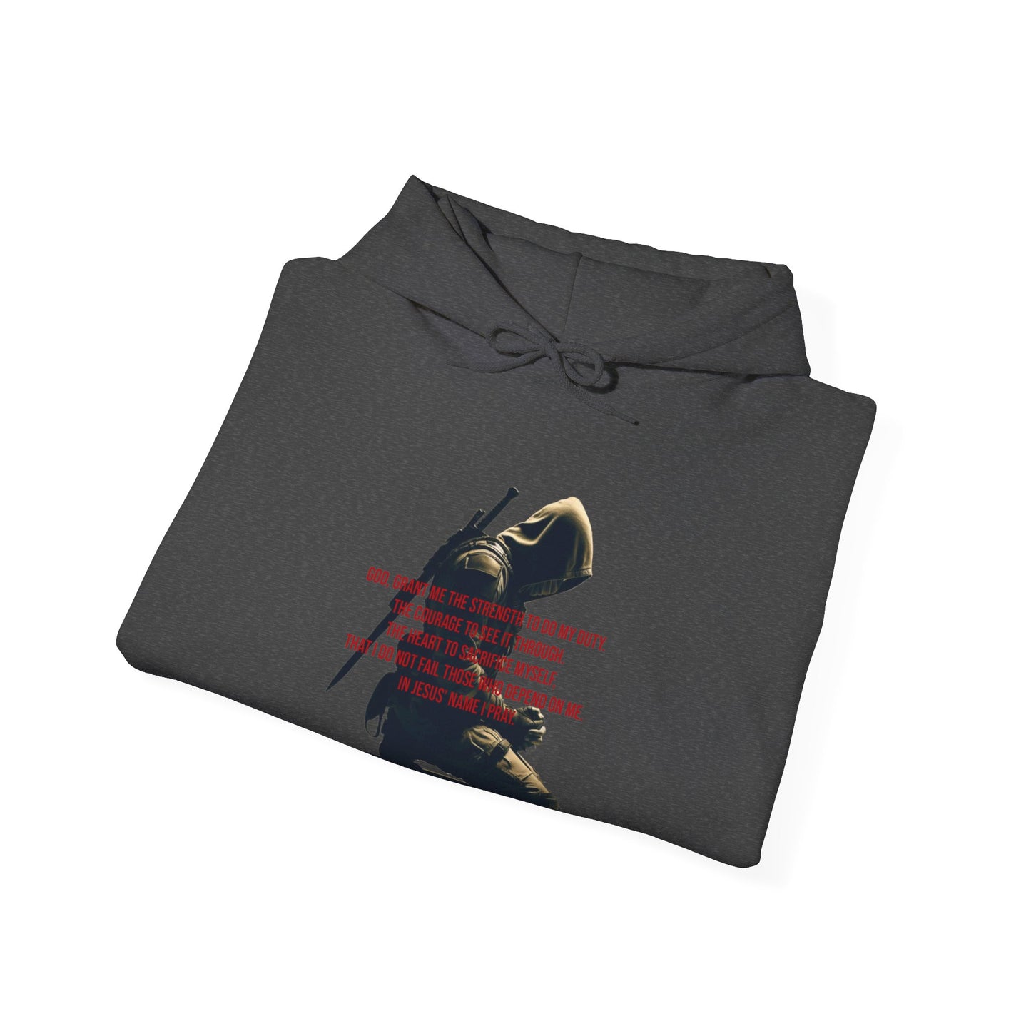 A Man's Prayer Hoodie Front
