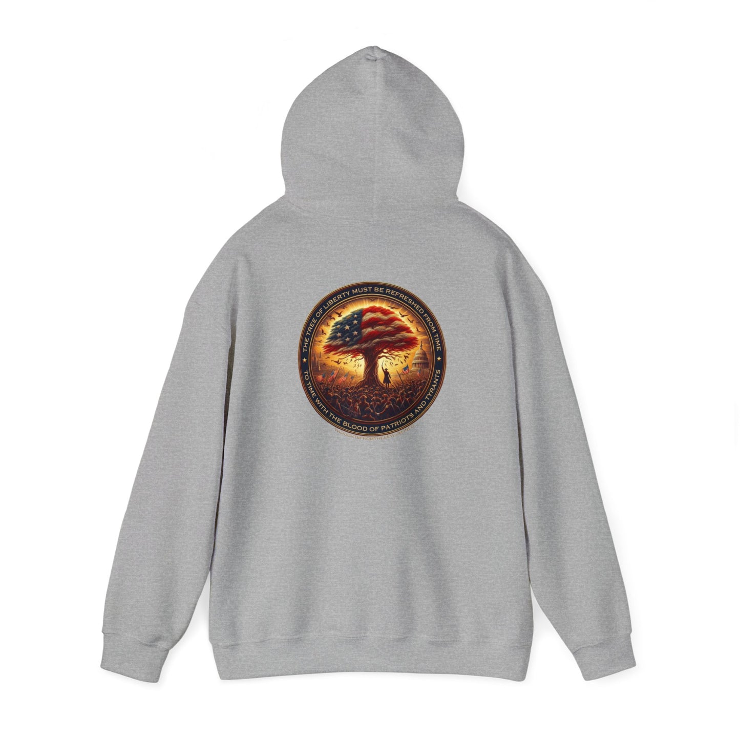 Patriots and Tyrants Hoodie Back