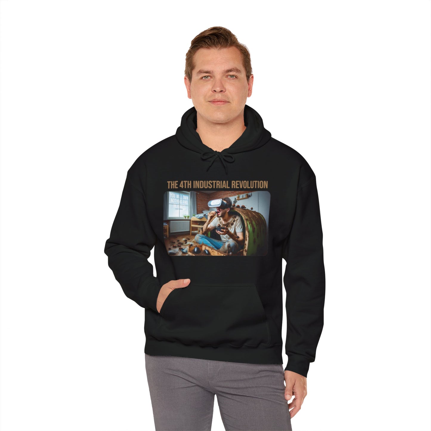 Industrial Front Hoodie