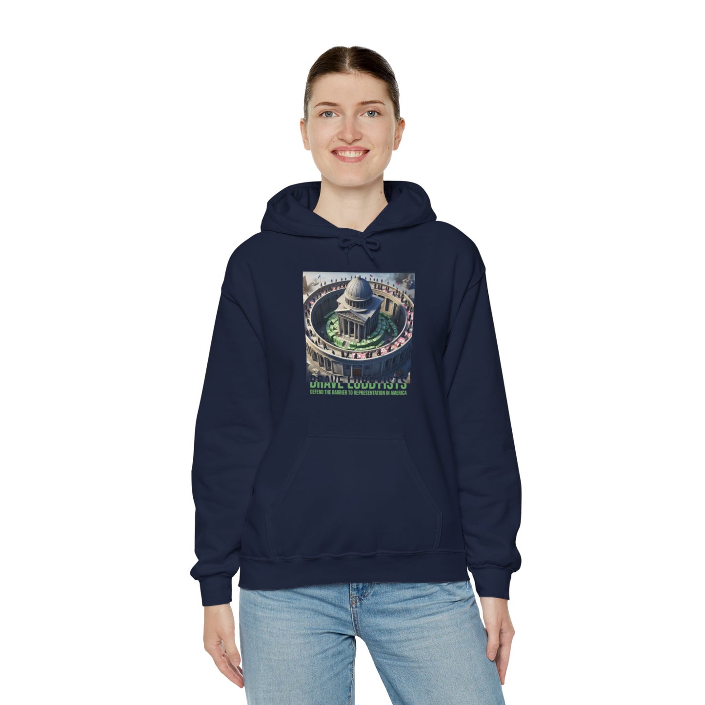 Lobbyist Front Hoodie