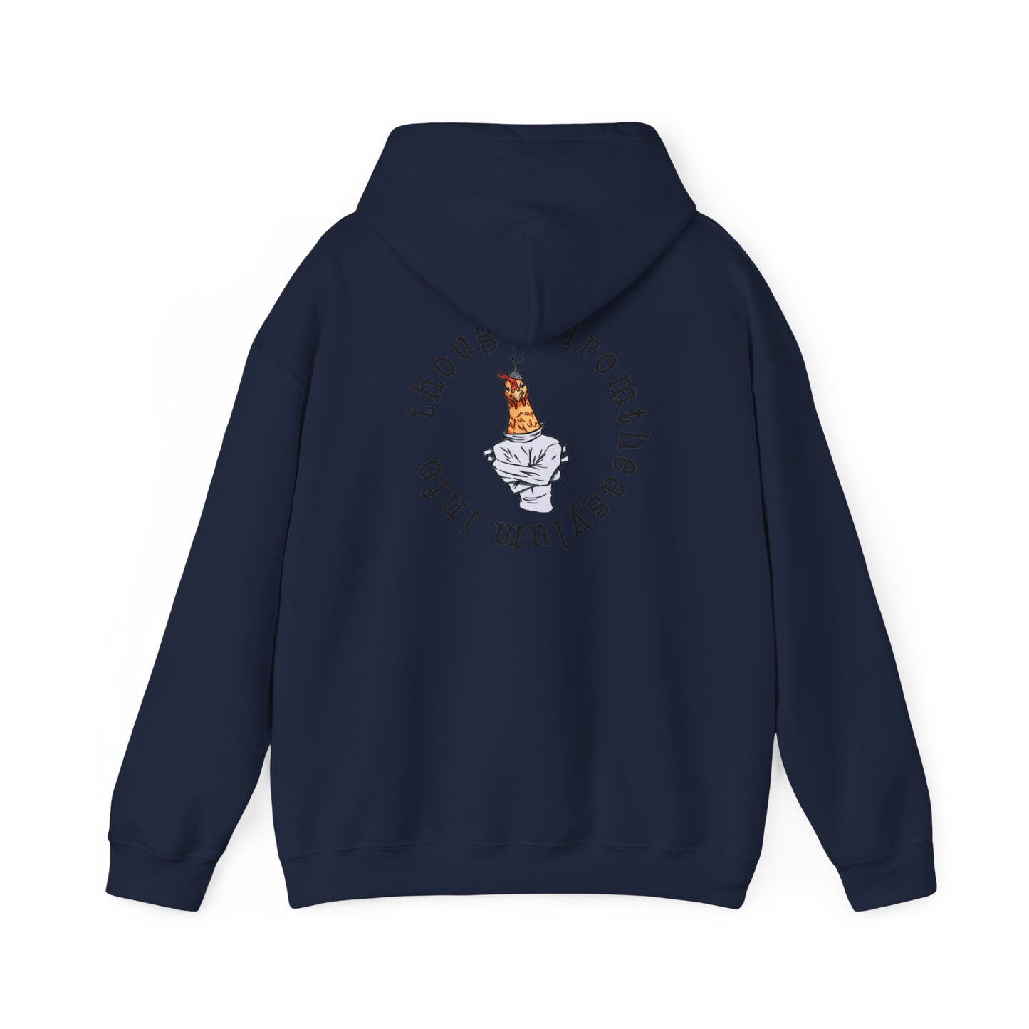 Round Logo Hoodie Back