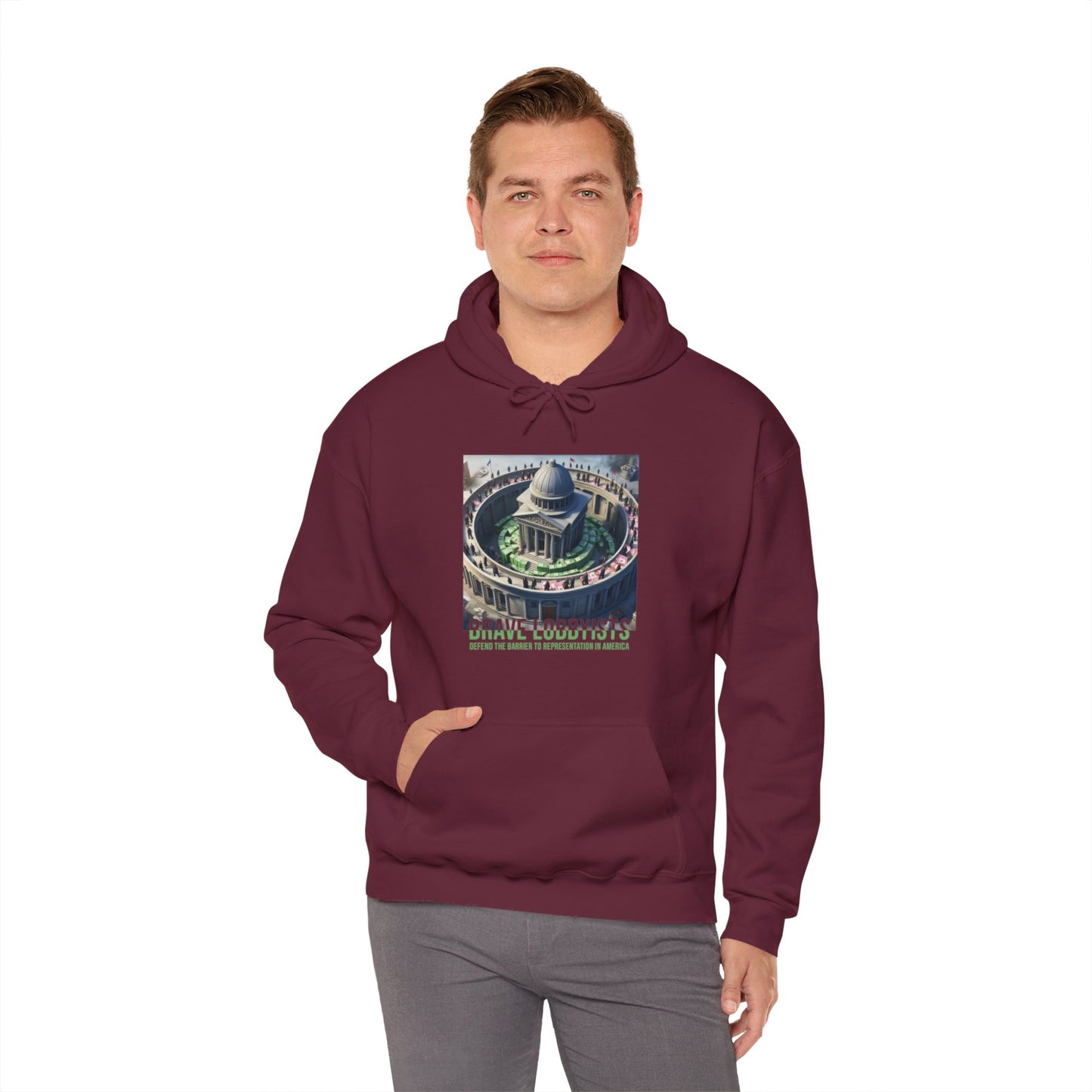 Lobbyist Front Hoodie