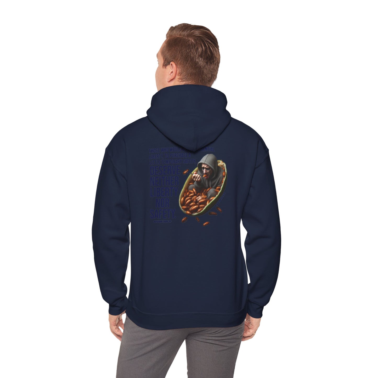 Liberty Nor Safety Hoodie Back