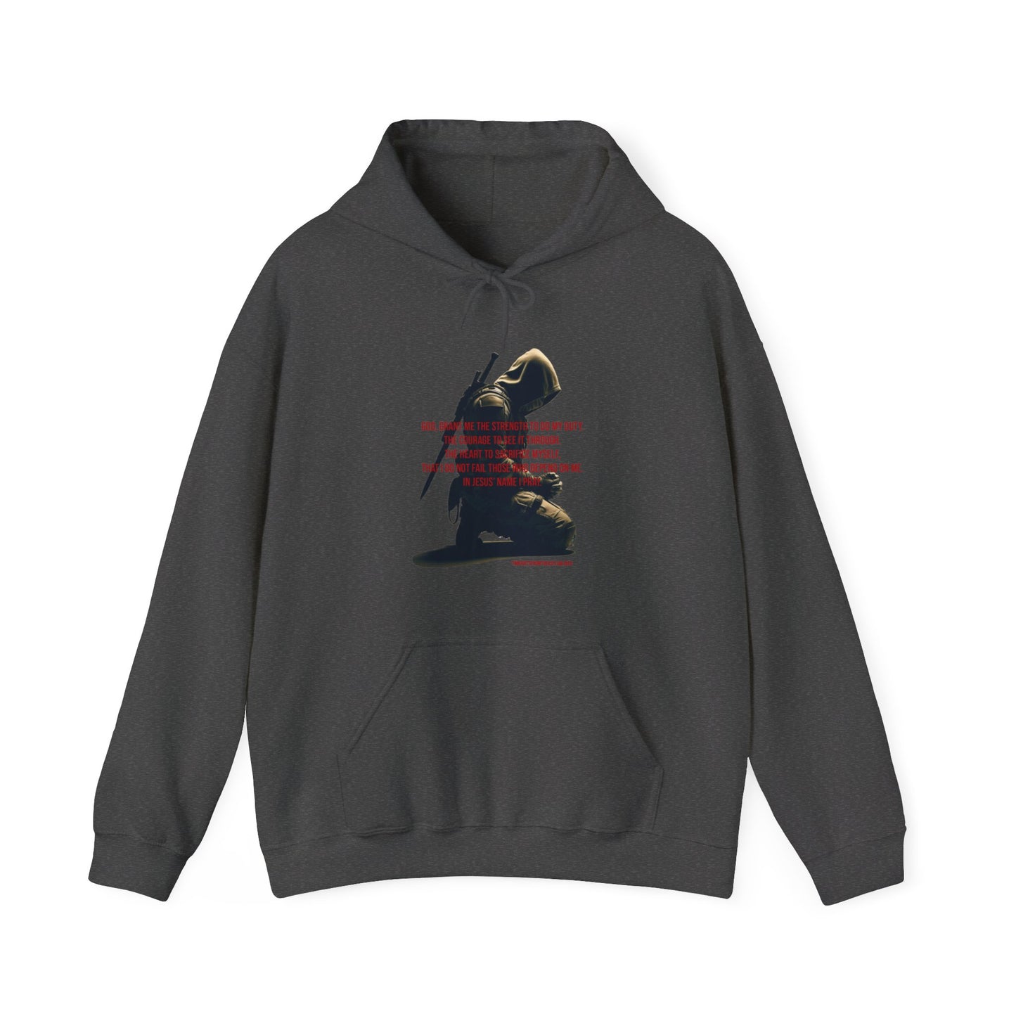 A Man's Prayer Hoodie Front