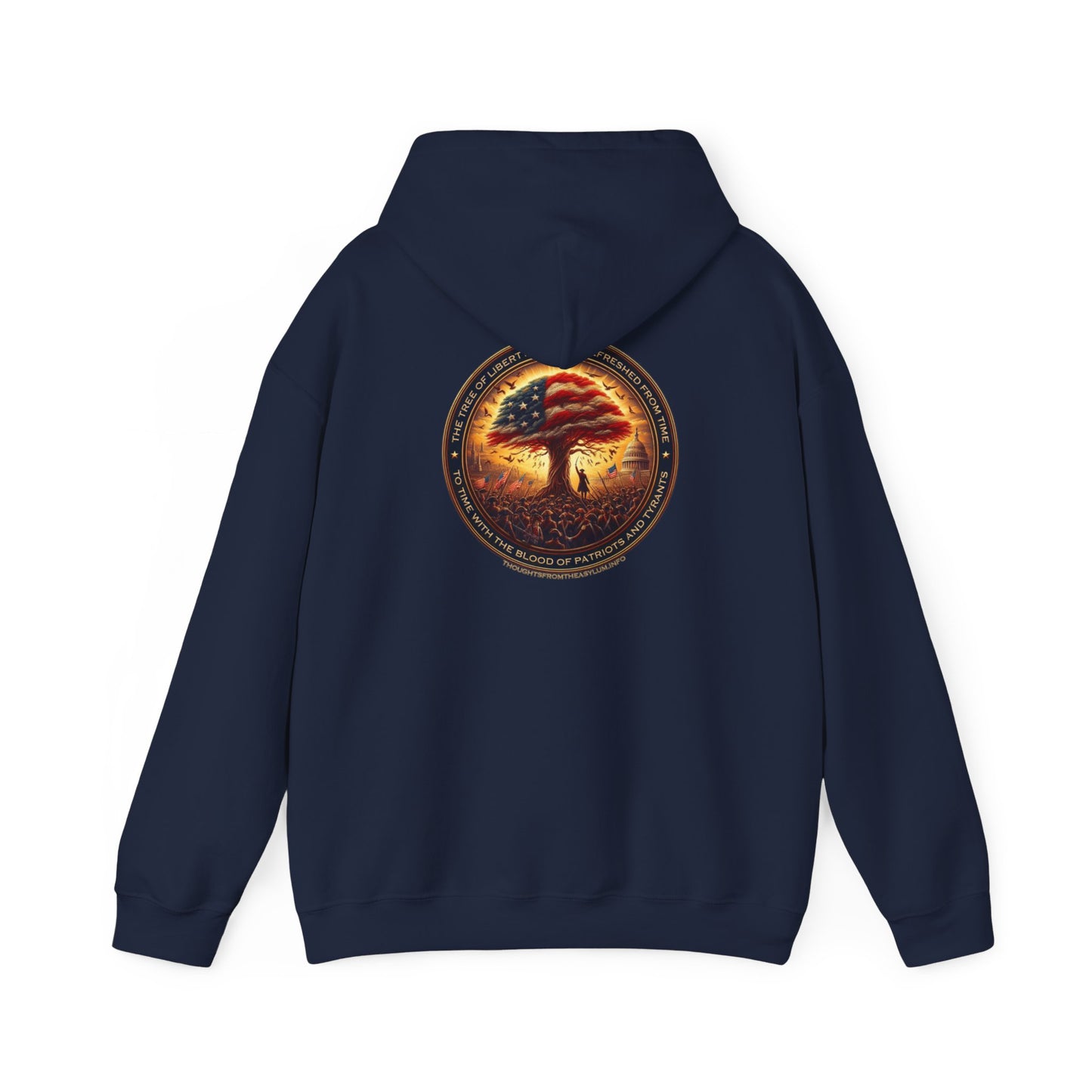 Patriots and Tyrants Hoodie Back
