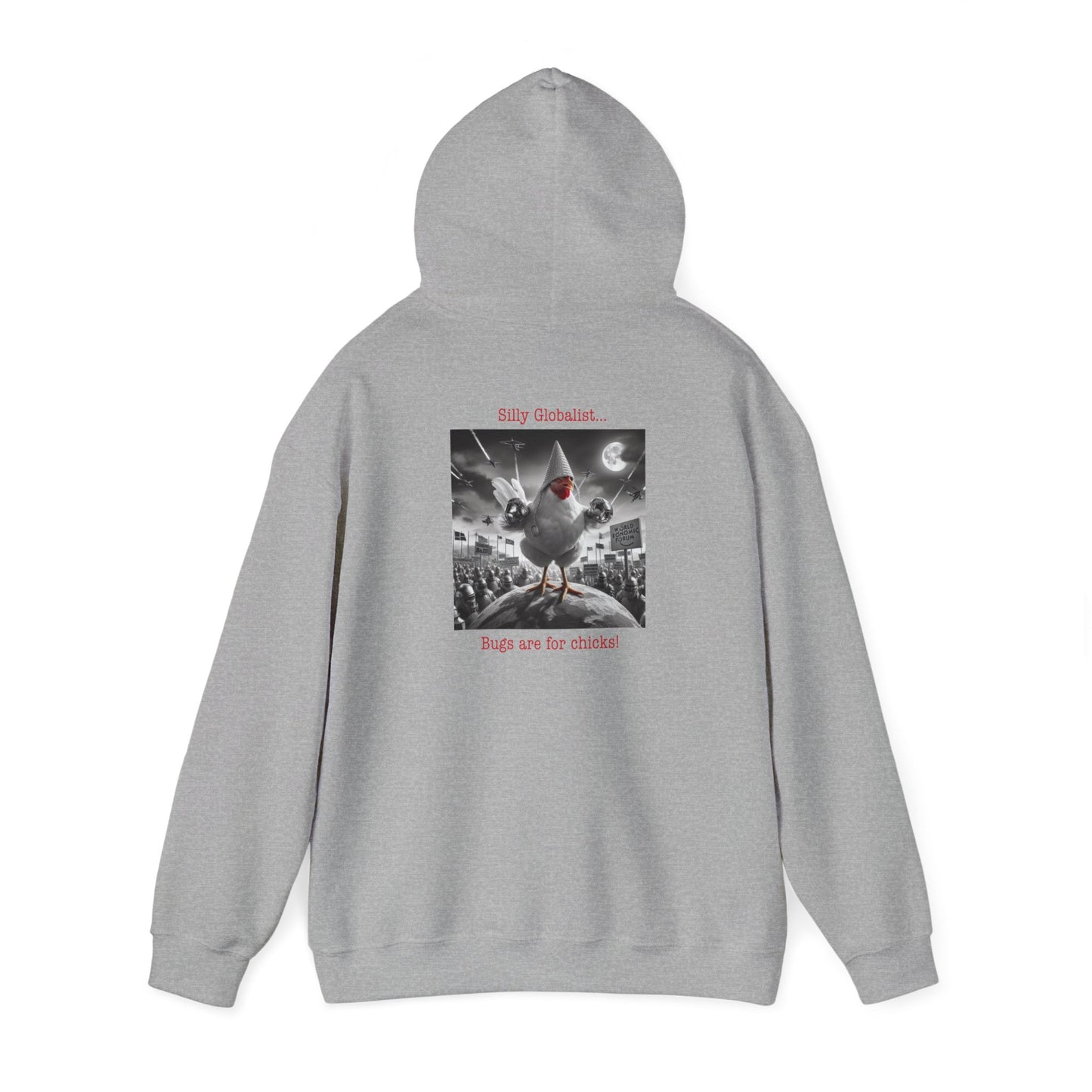 Silly Globalist Hoodie back
