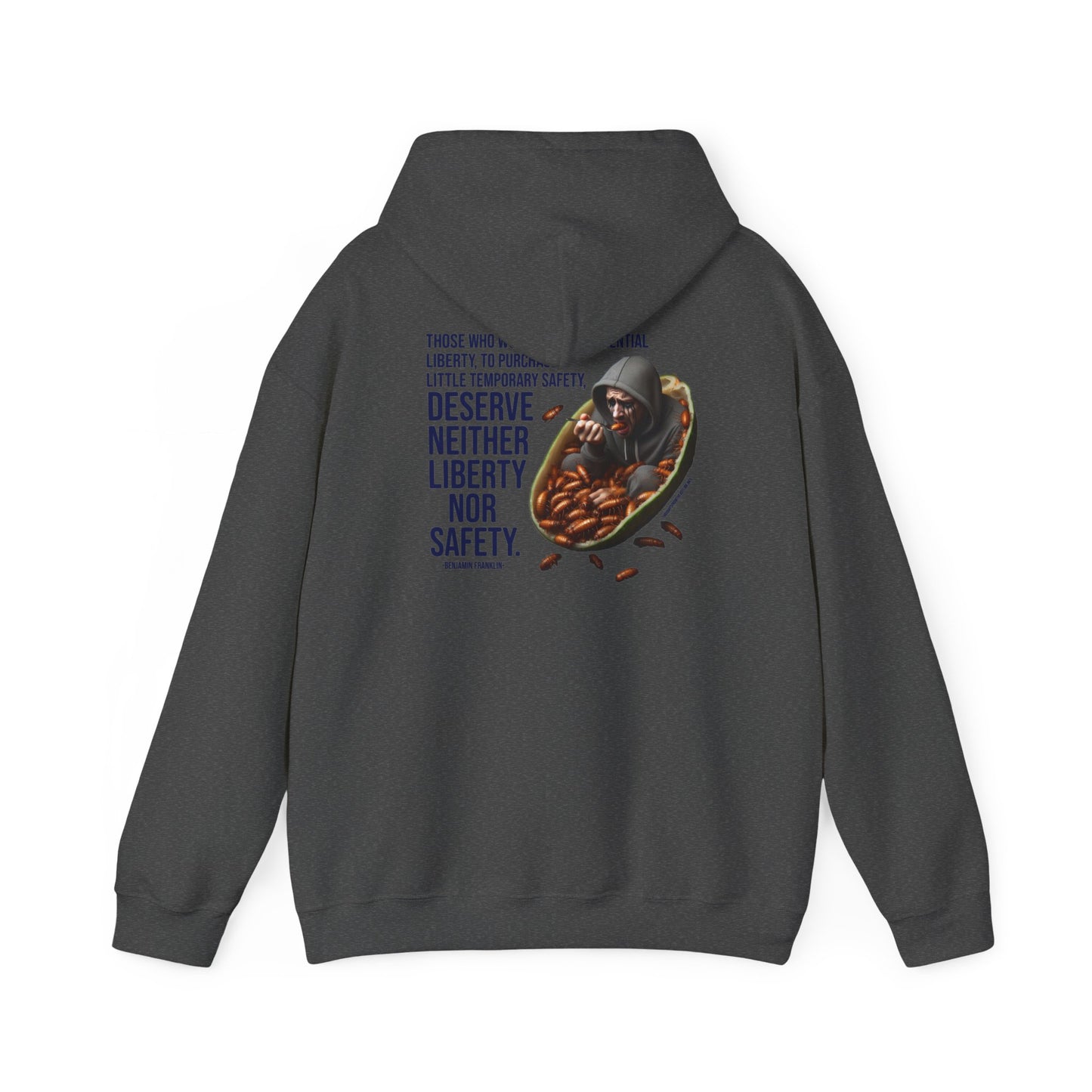 Liberty Nor Safety Hoodie Back