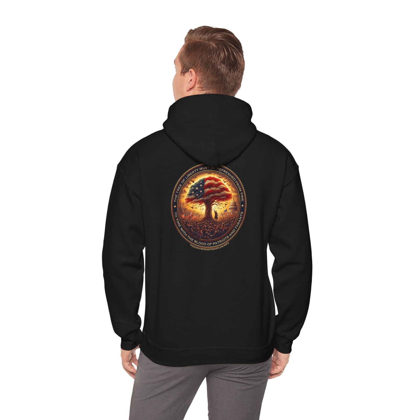 Patriots and Tyrants Hoodie Back