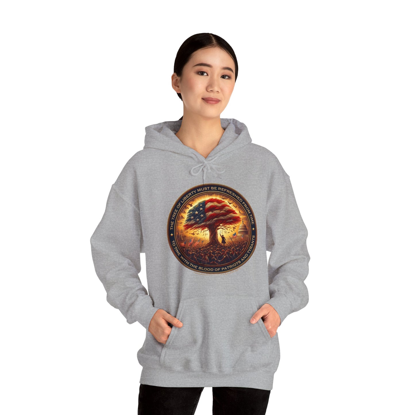Patriots and Tyrants Hoodie Front