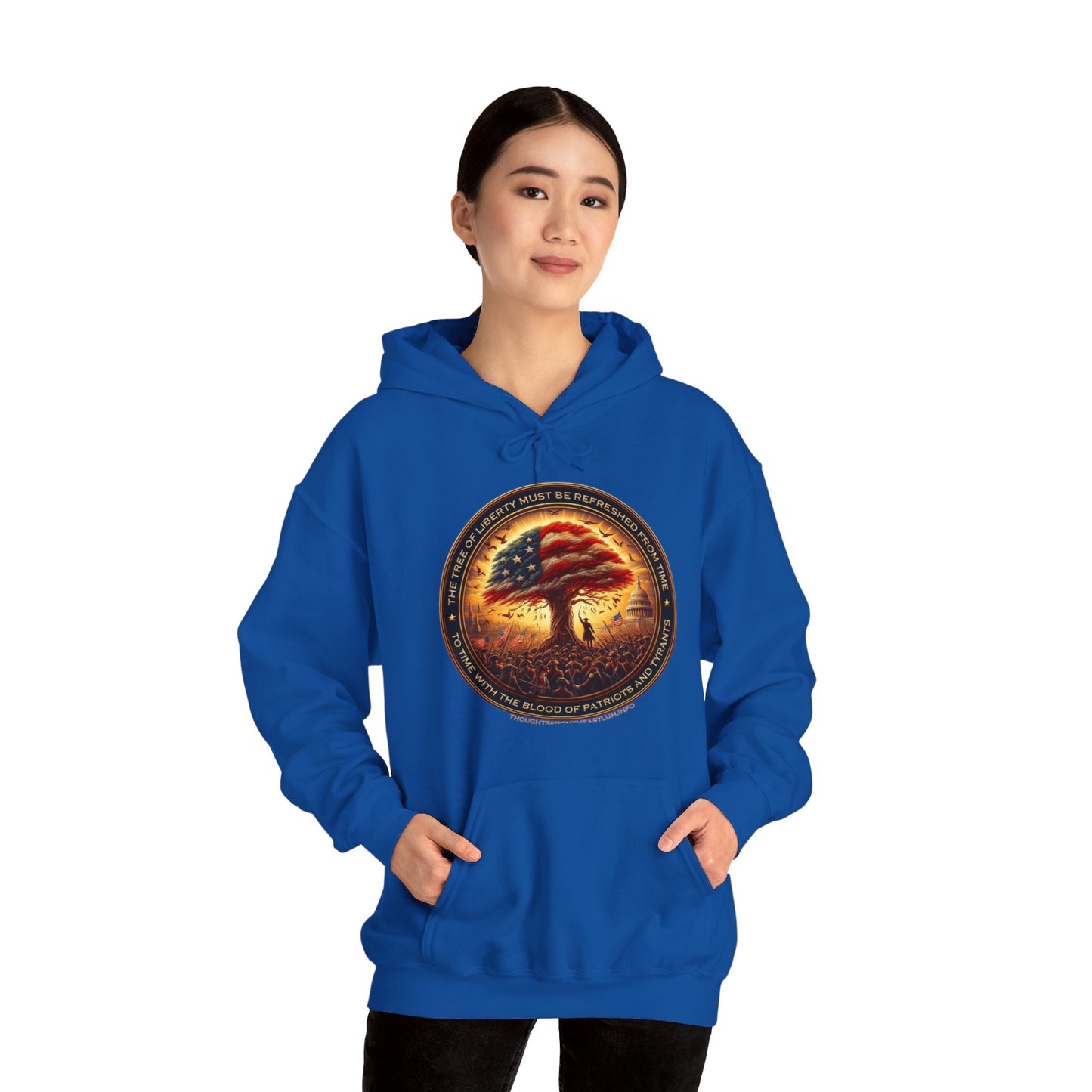 Patriots and Tyrants Hoodie Front