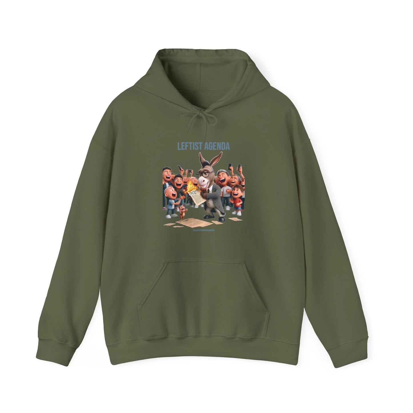 Leftist Agenda Hoodie Front