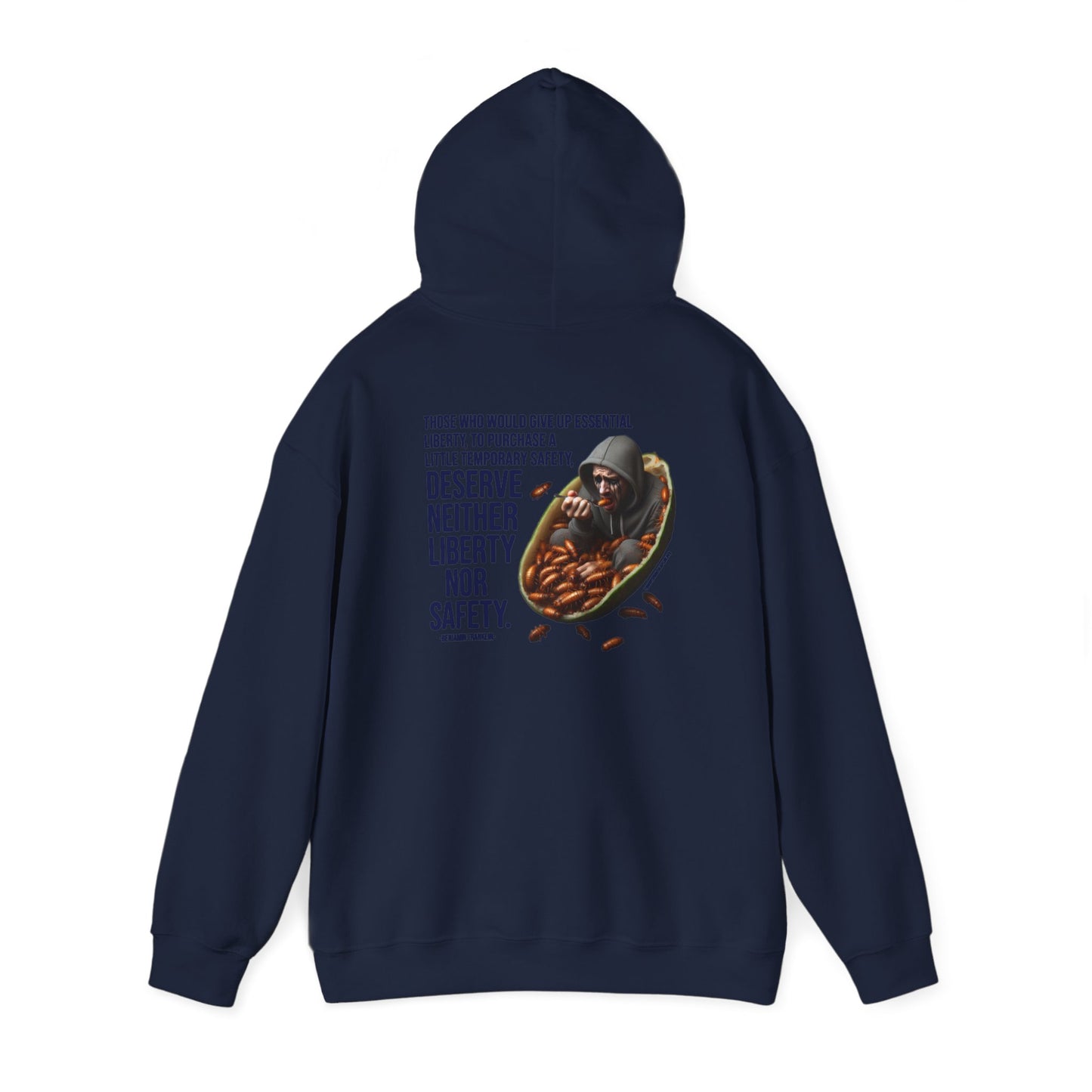 Liberty Nor Safety Hoodie Back