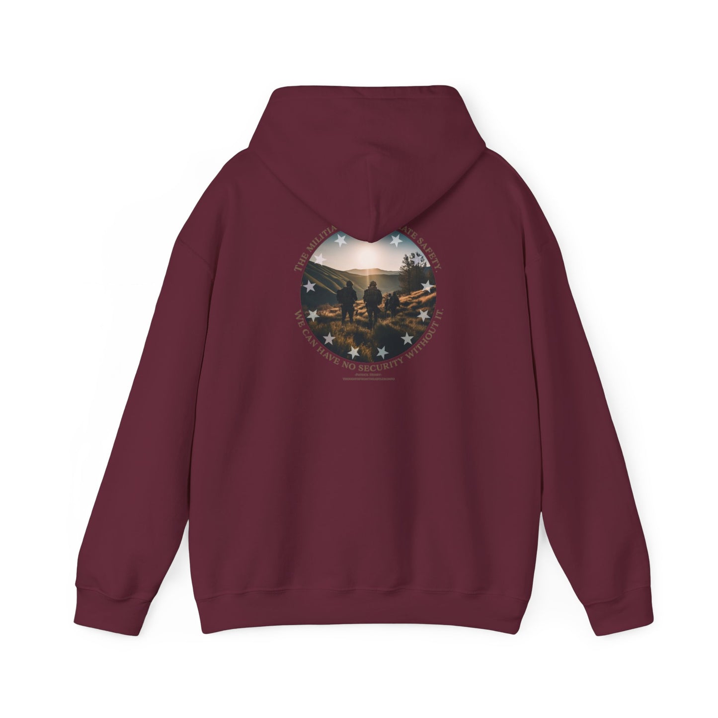 Militia Hoodie Back