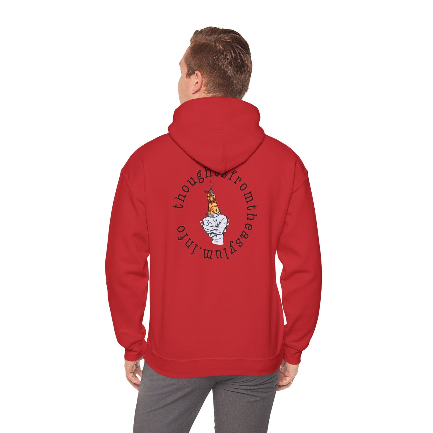Round Logo Hoodie Back