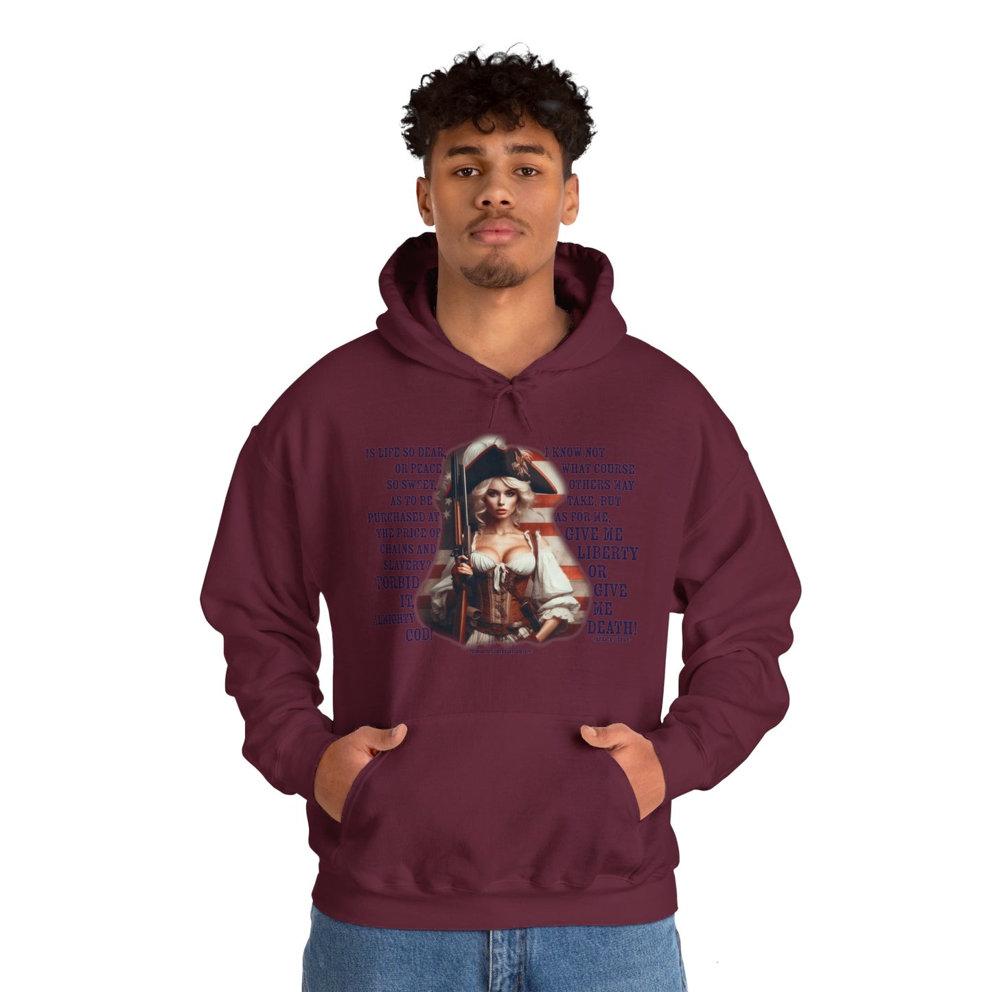 Liberty or Death Hoodie Front