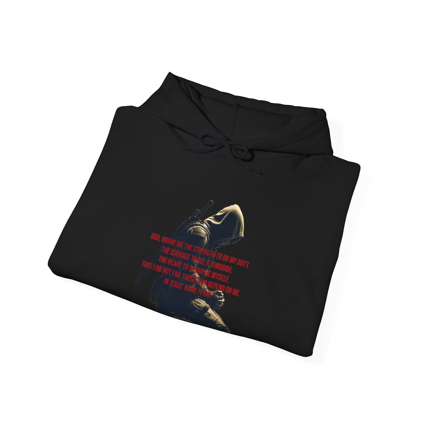 A Man's Prayer Hoodie Front