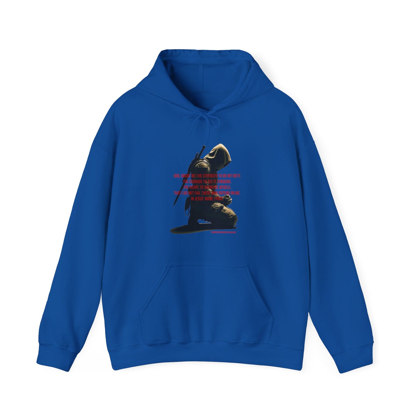 A Man's Prayer Hoodie Front