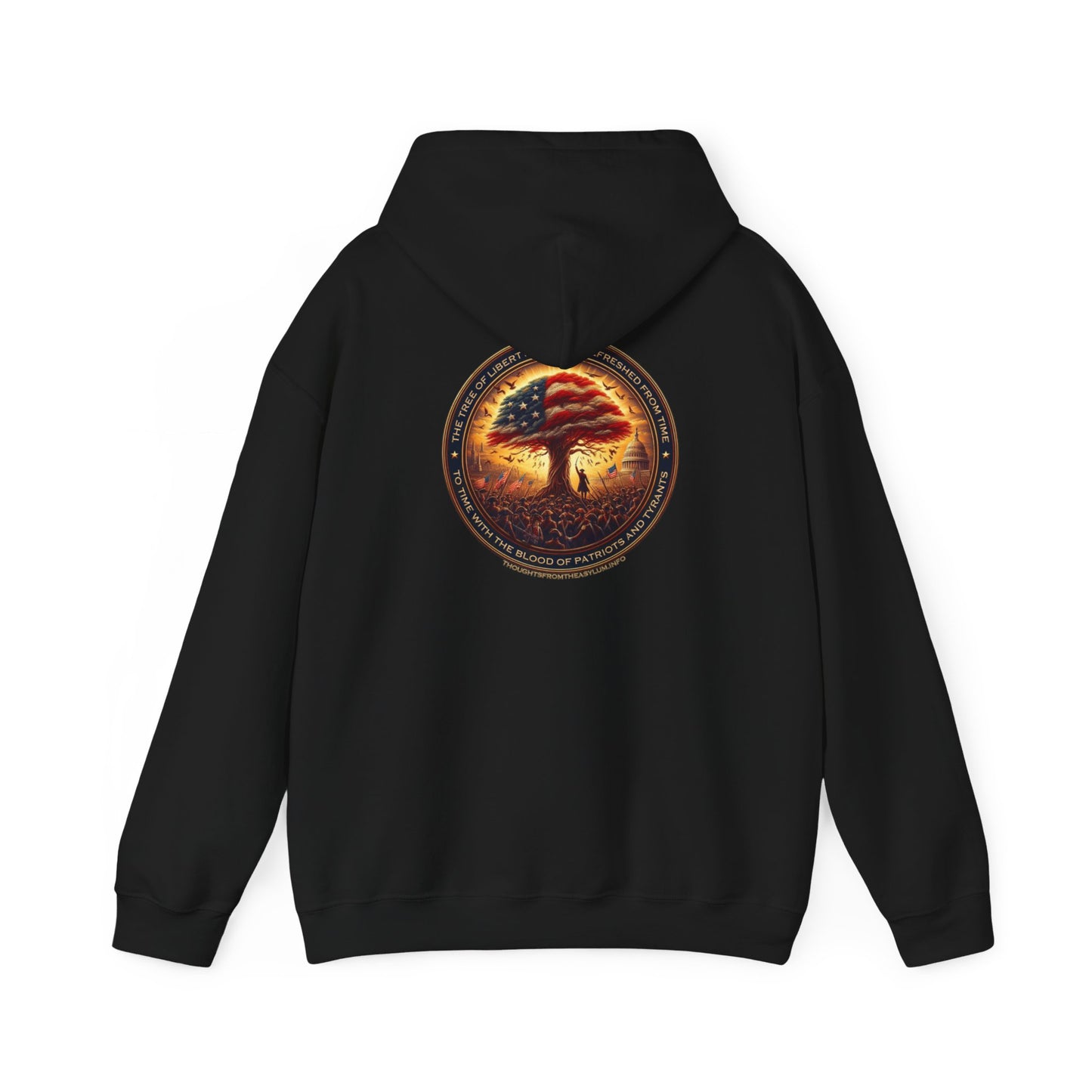 Patriots and Tyrants Hoodie Back