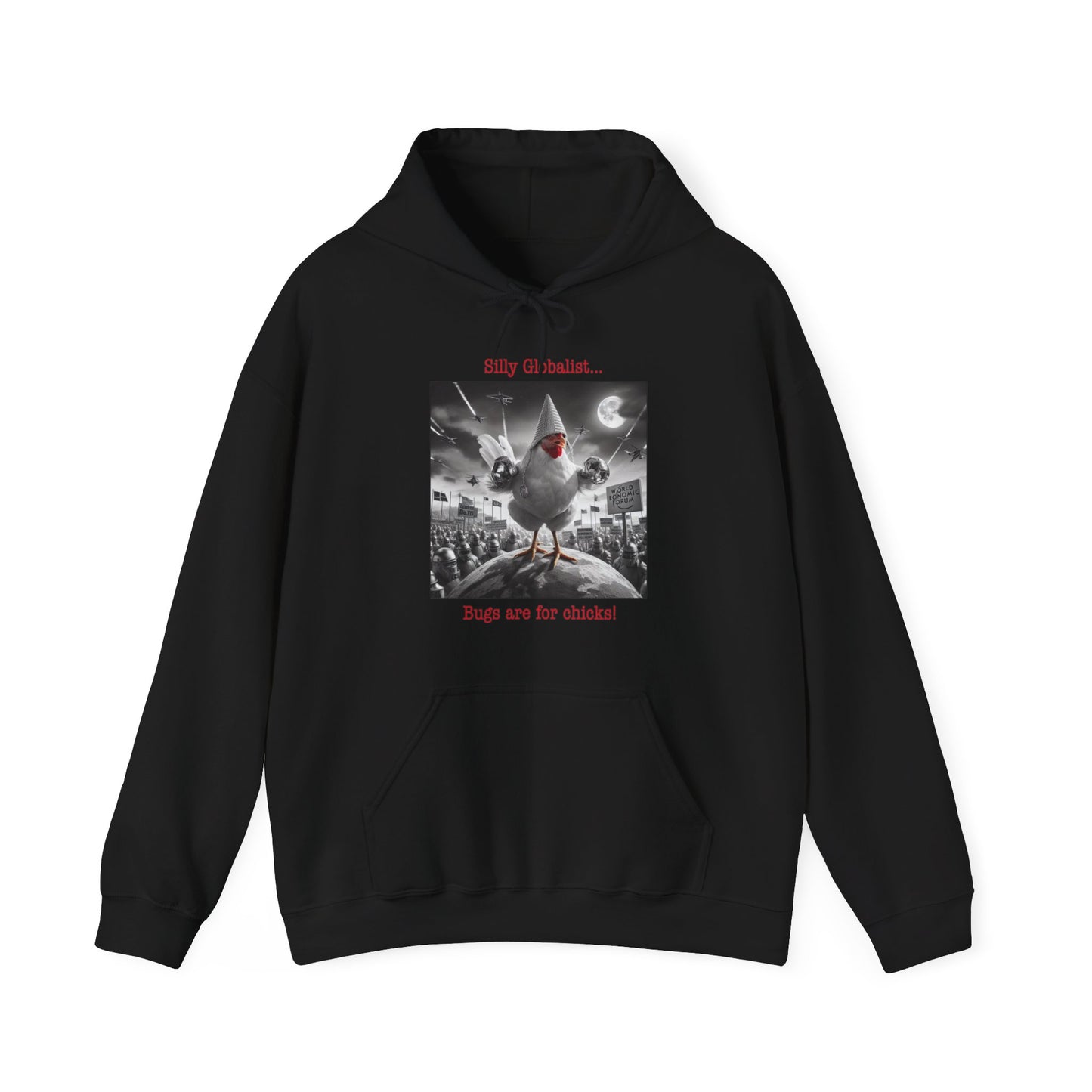 Silly Globalist Hoodie Front