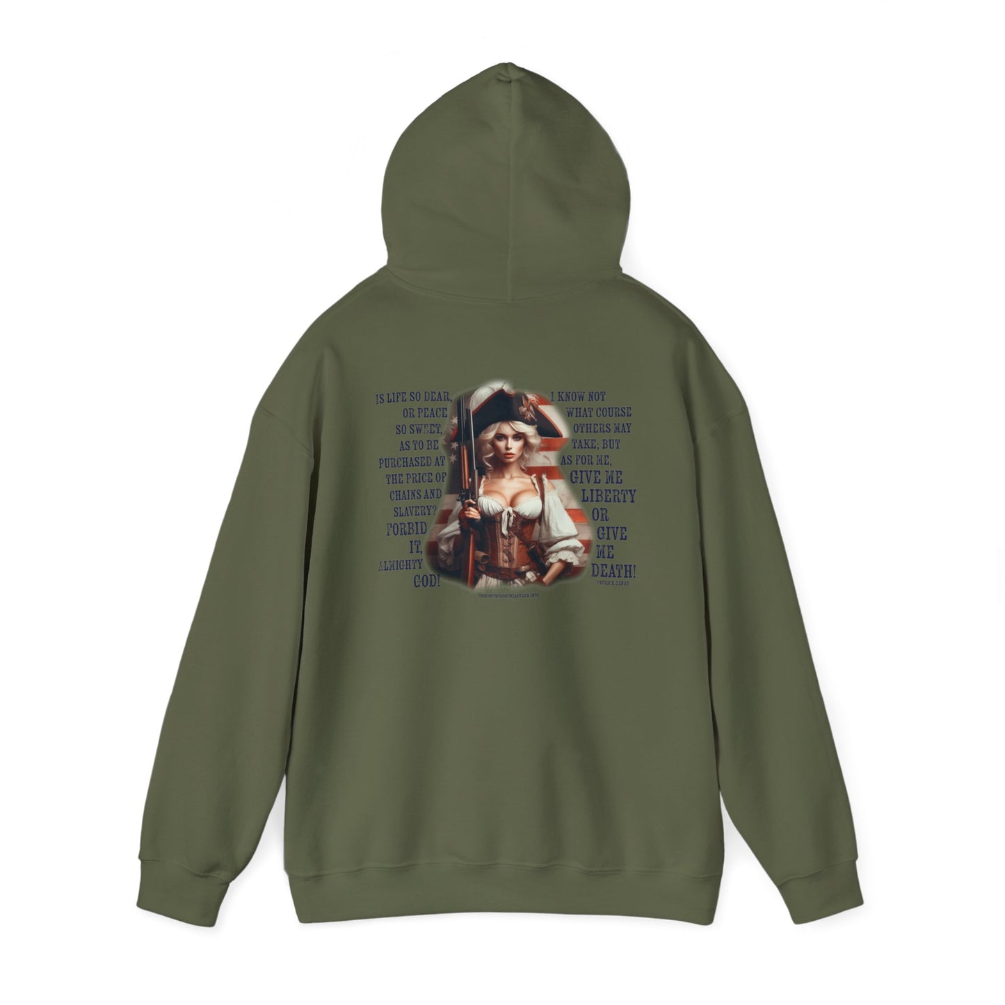 Liberty or Death Hoodie Back