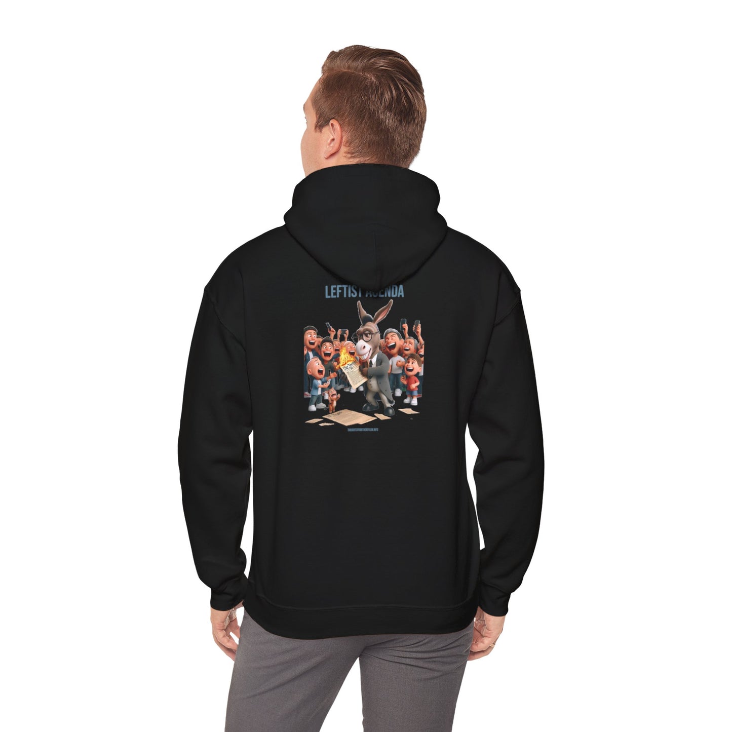 Leftist Agenda Hoodie Back