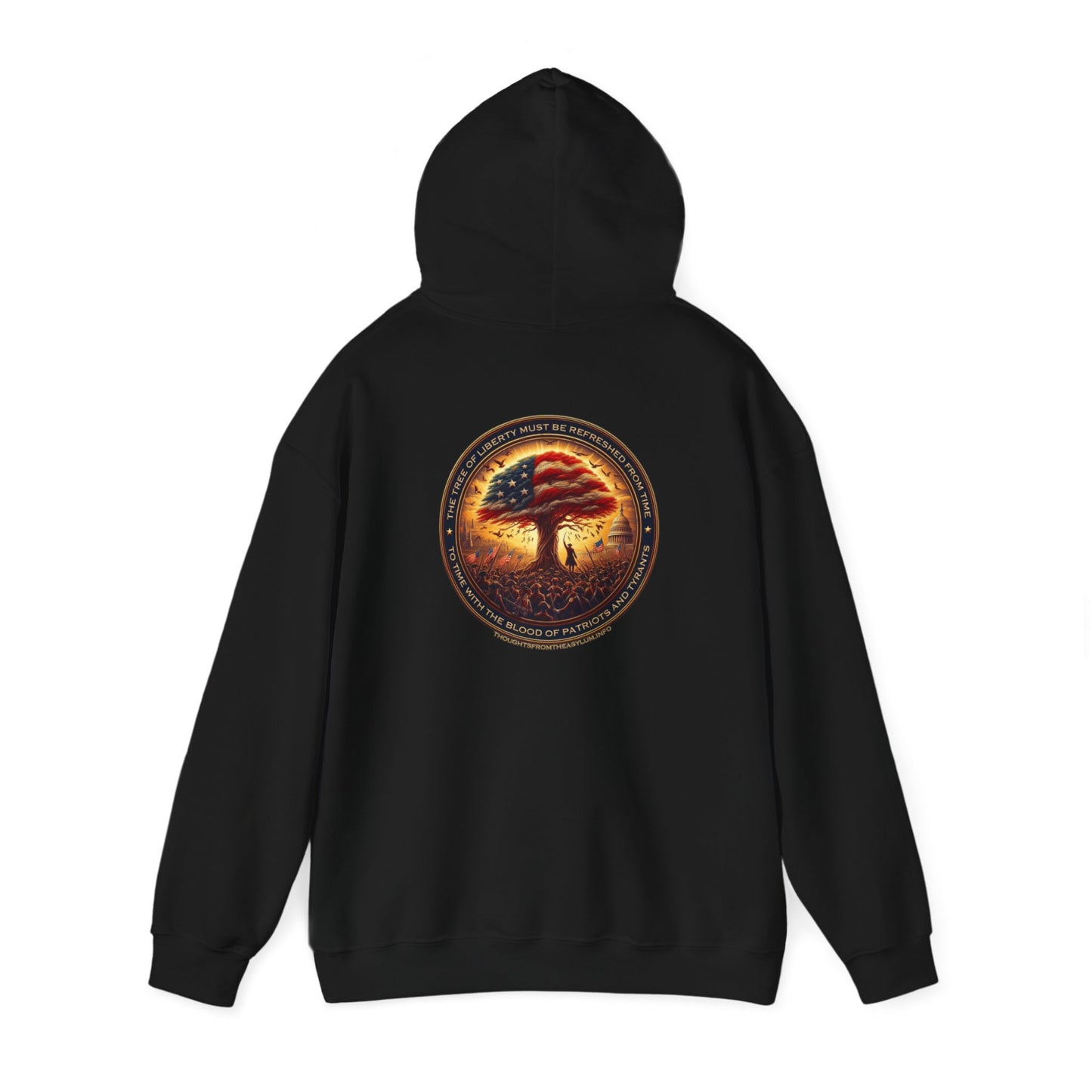 Patriots and Tyrants Hoodie Back