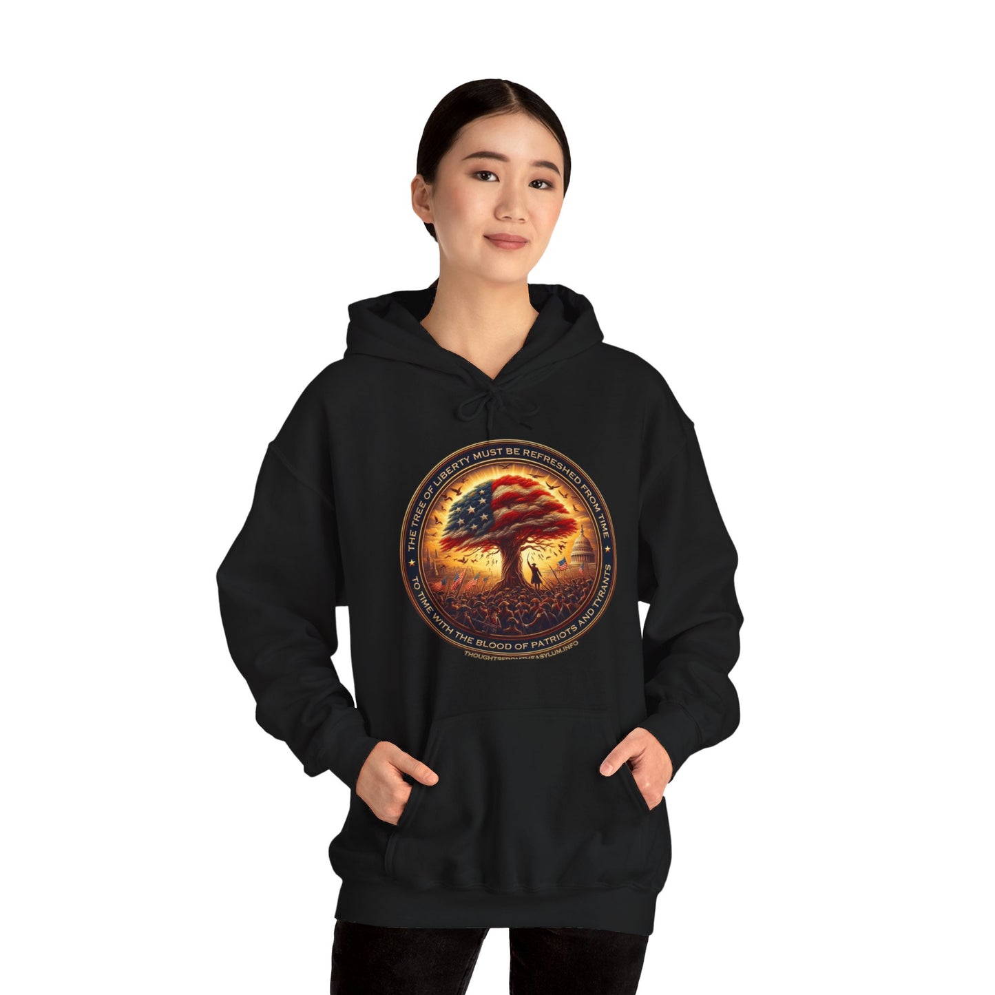 Patriots and Tyrants Hoodie Front