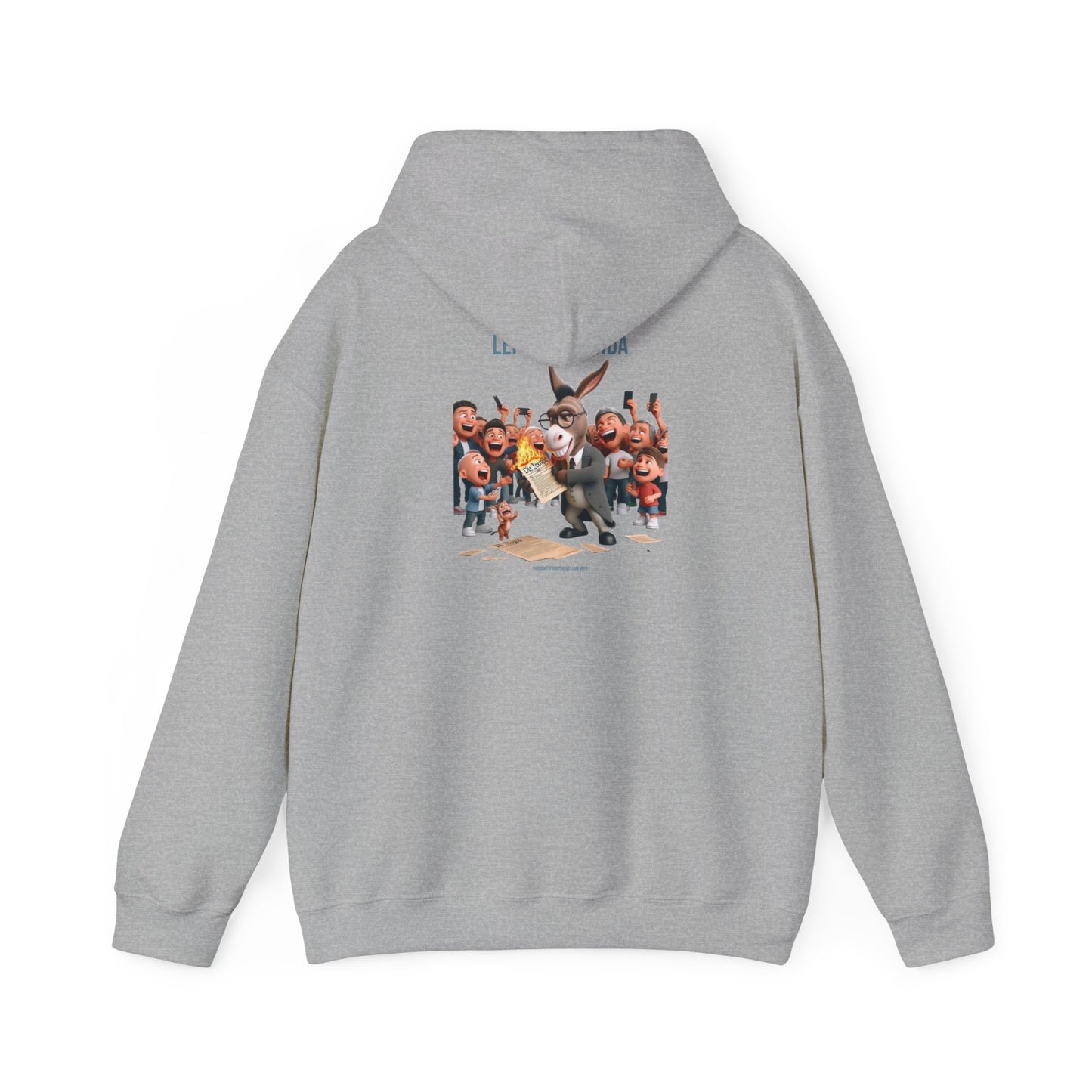 Leftist Agenda Hoodie Back
