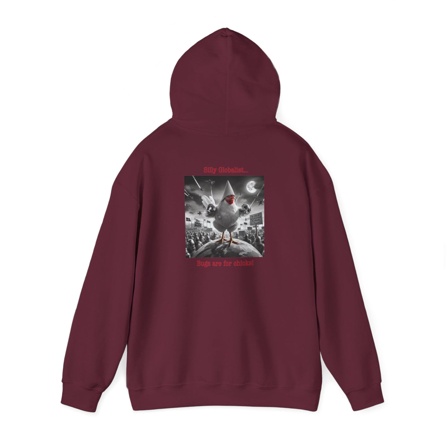 Silly Globalist Hoodie back