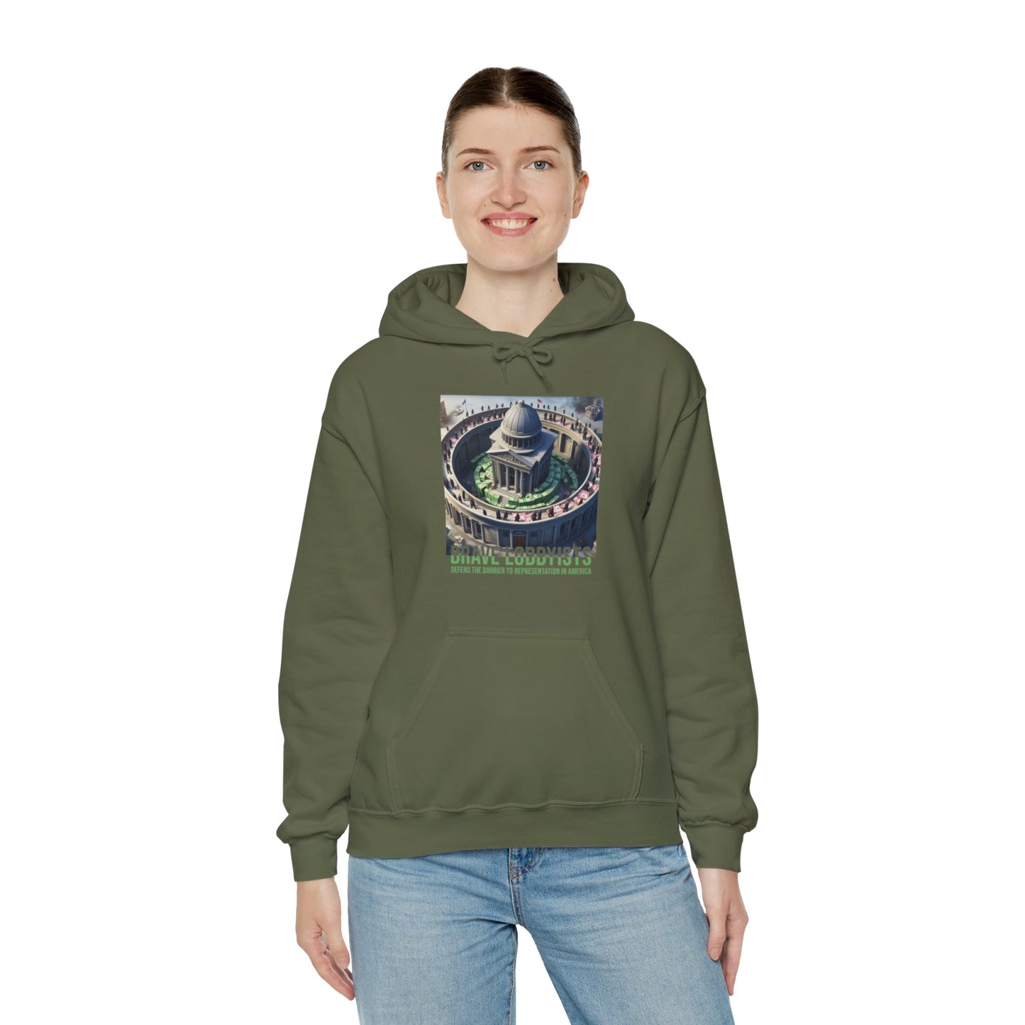 Lobbyist Front Hoodie