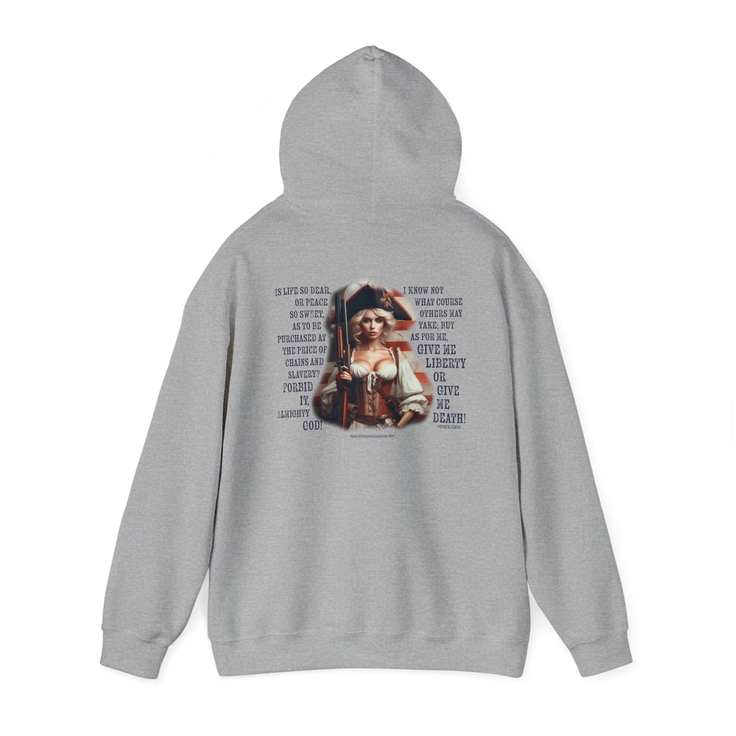 Liberty or Death Hoodie Back