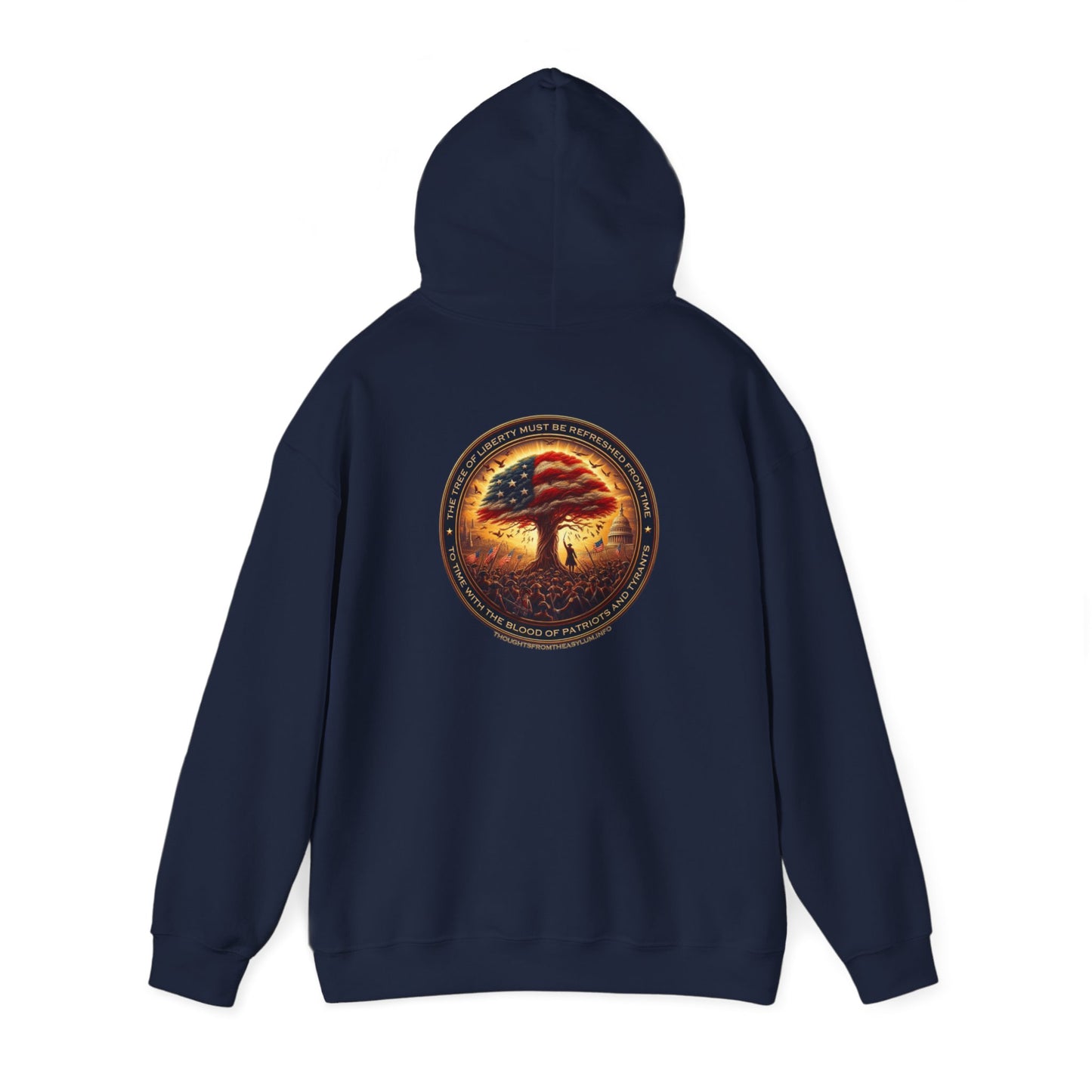 Patriots and Tyrants Hoodie Back