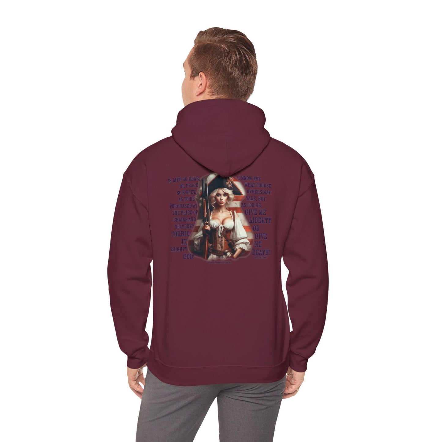Liberty or Death Hoodie Back