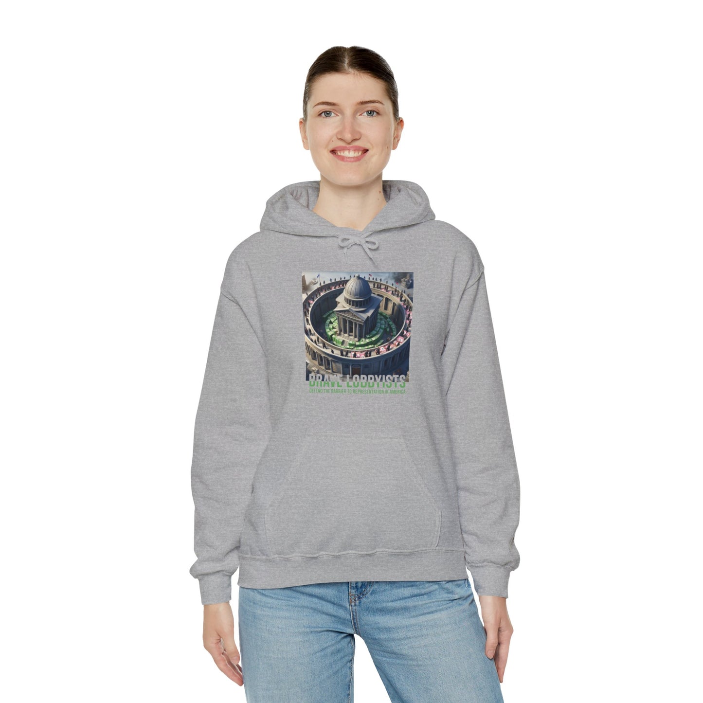 Lobbyist Front Hoodie