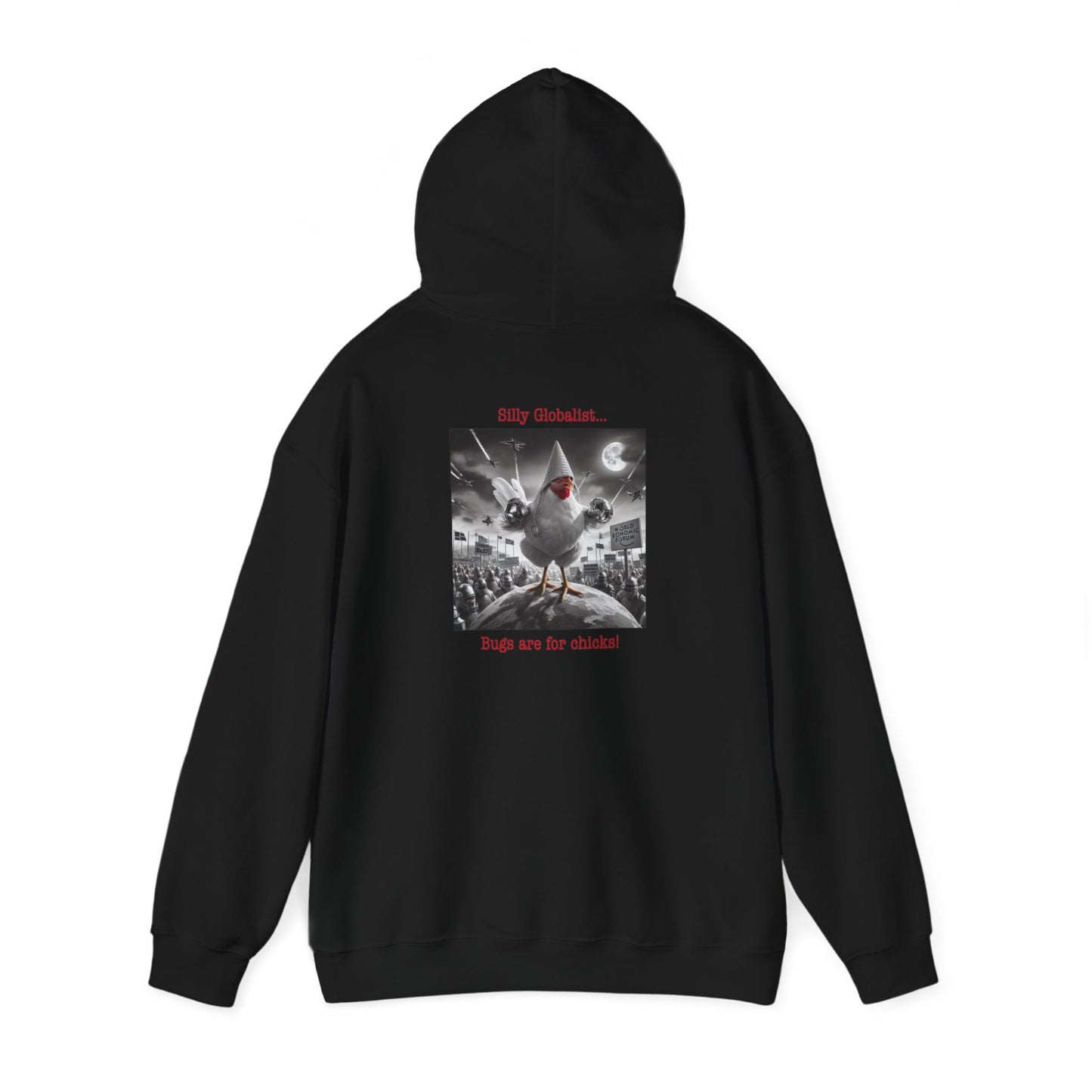 Silly Globalist Hoodie back