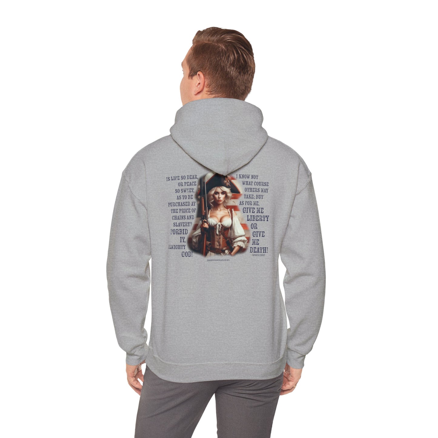 Liberty or Death Hoodie Back