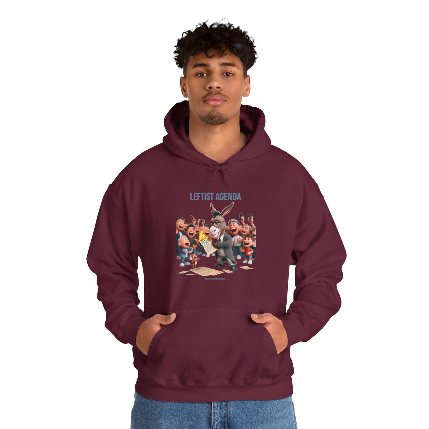 Leftist Agenda Hoodie Front