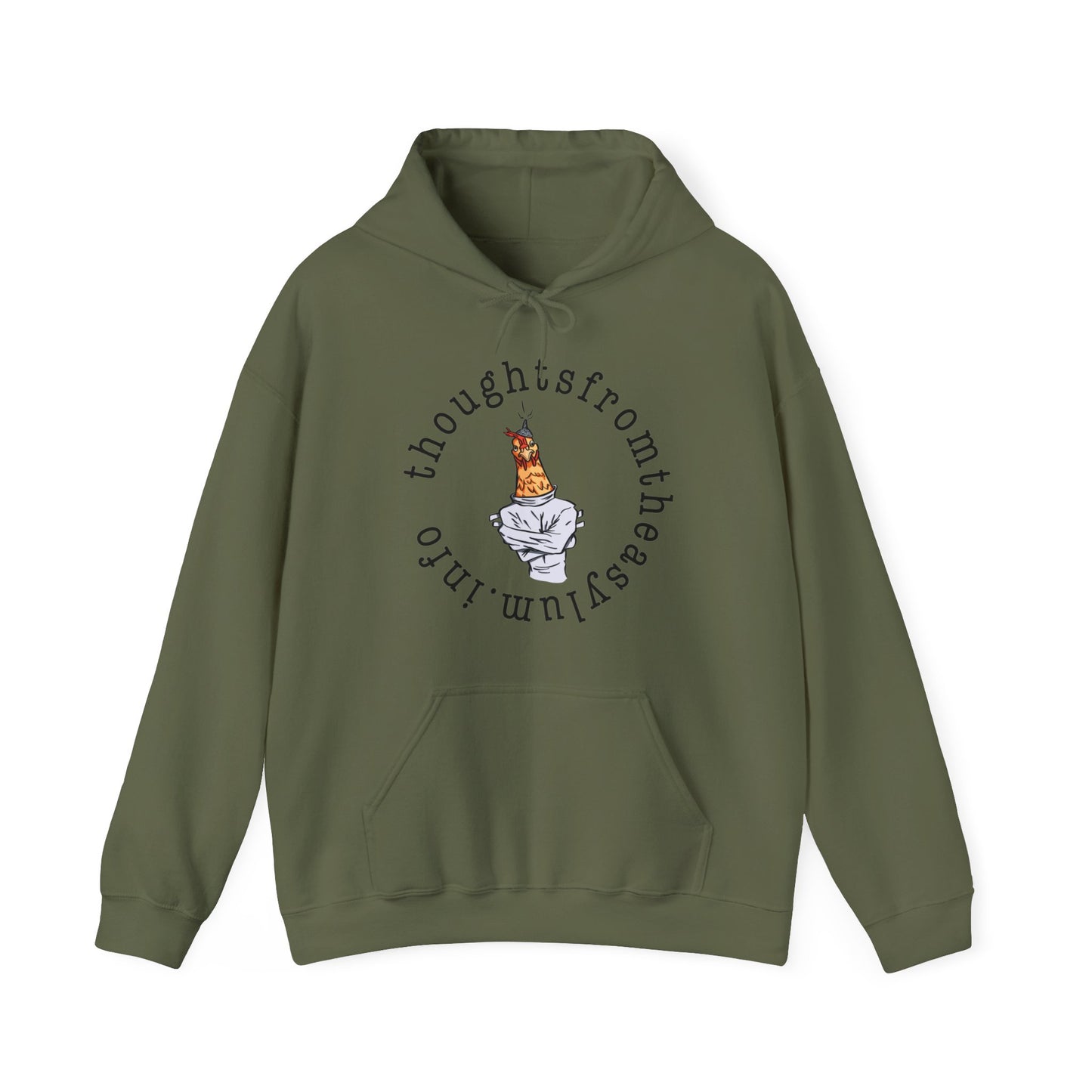 Round Logo Hoodie Front