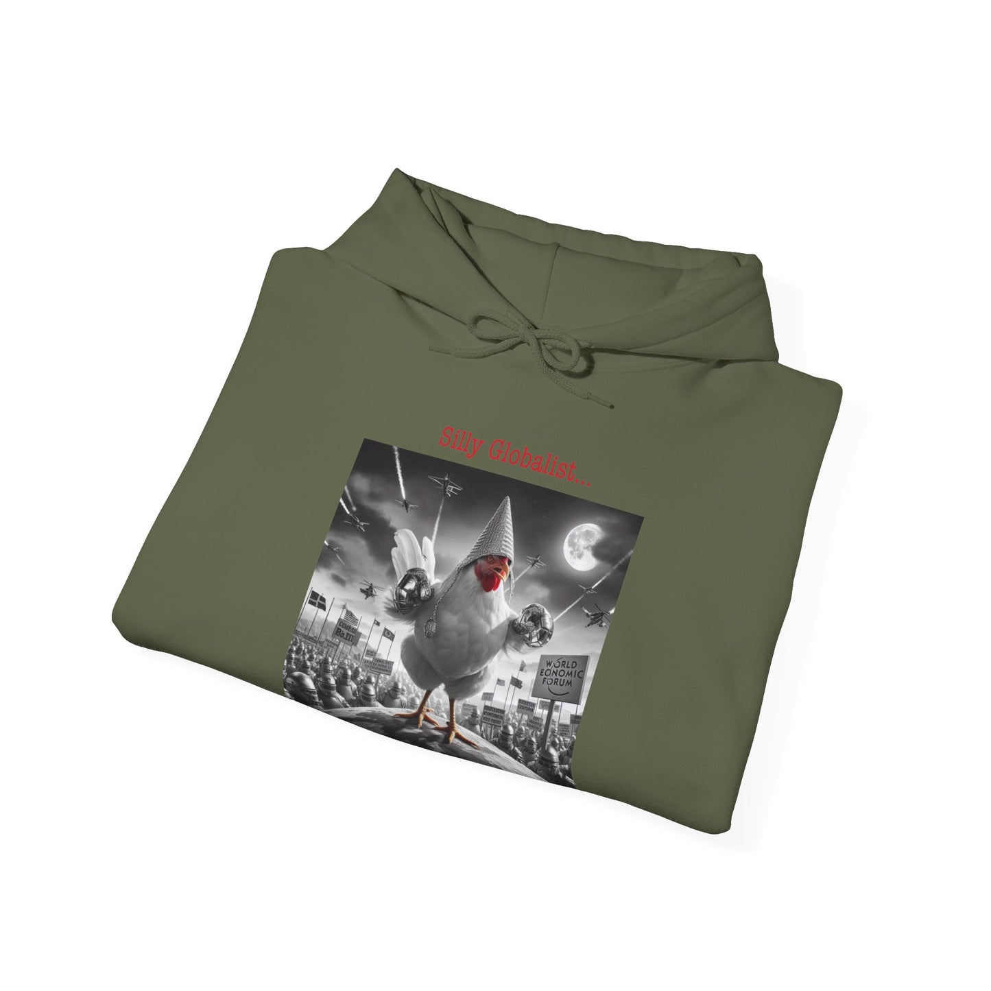 Silly Globalist Hoodie Front