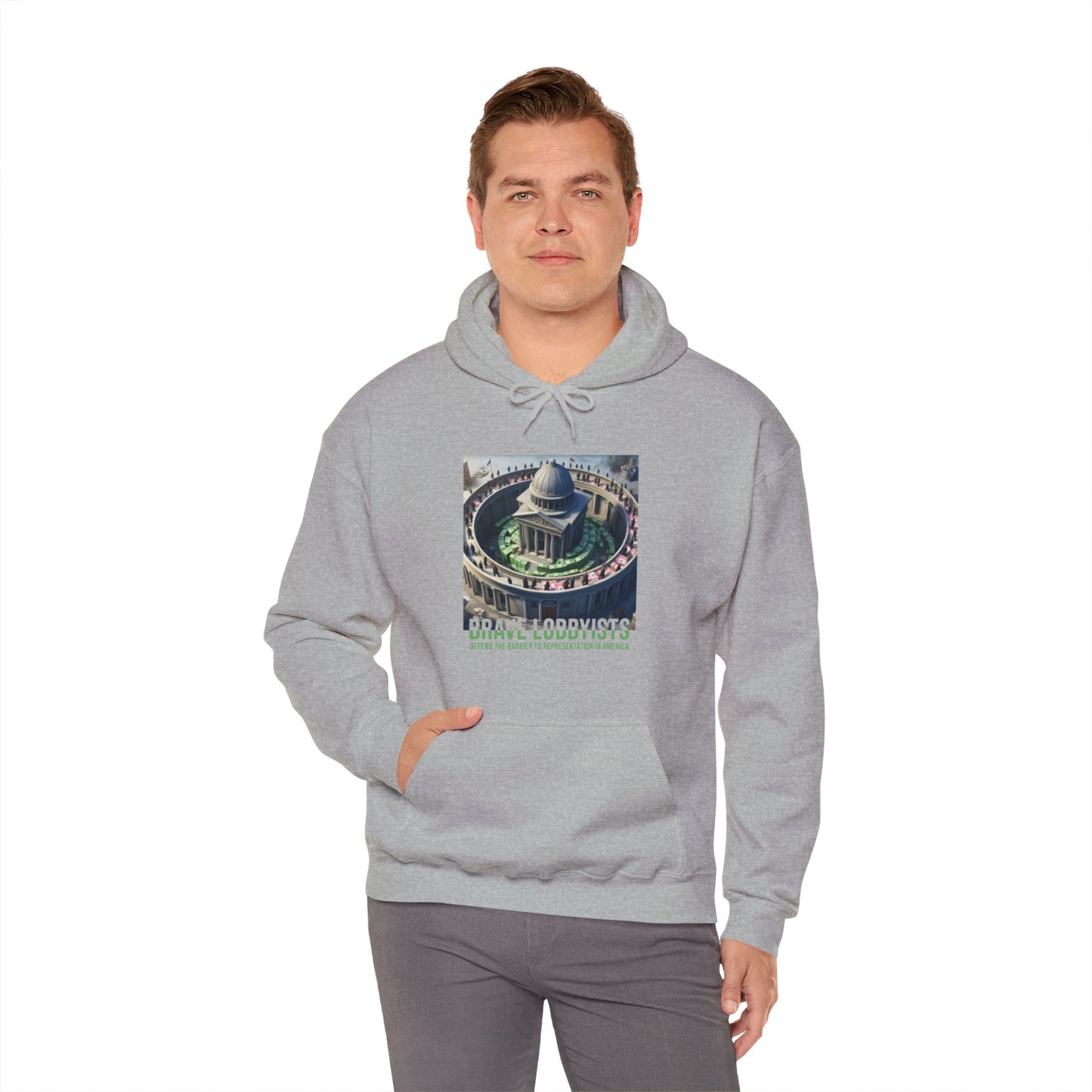 Lobbyist Front Hoodie