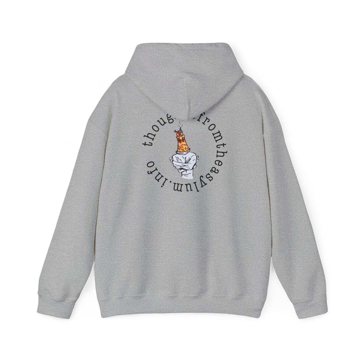 Round Logo Hoodie Back
