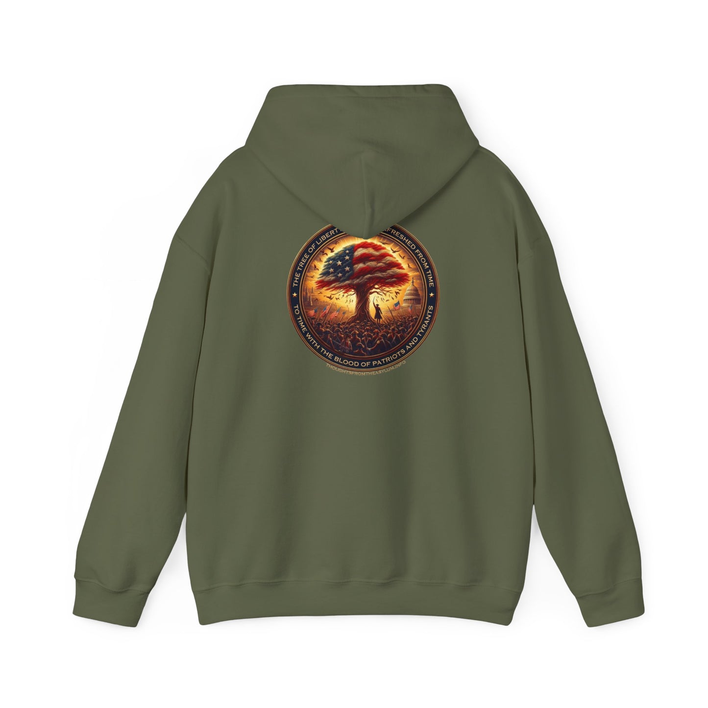 Patriots and Tyrants Hoodie Back